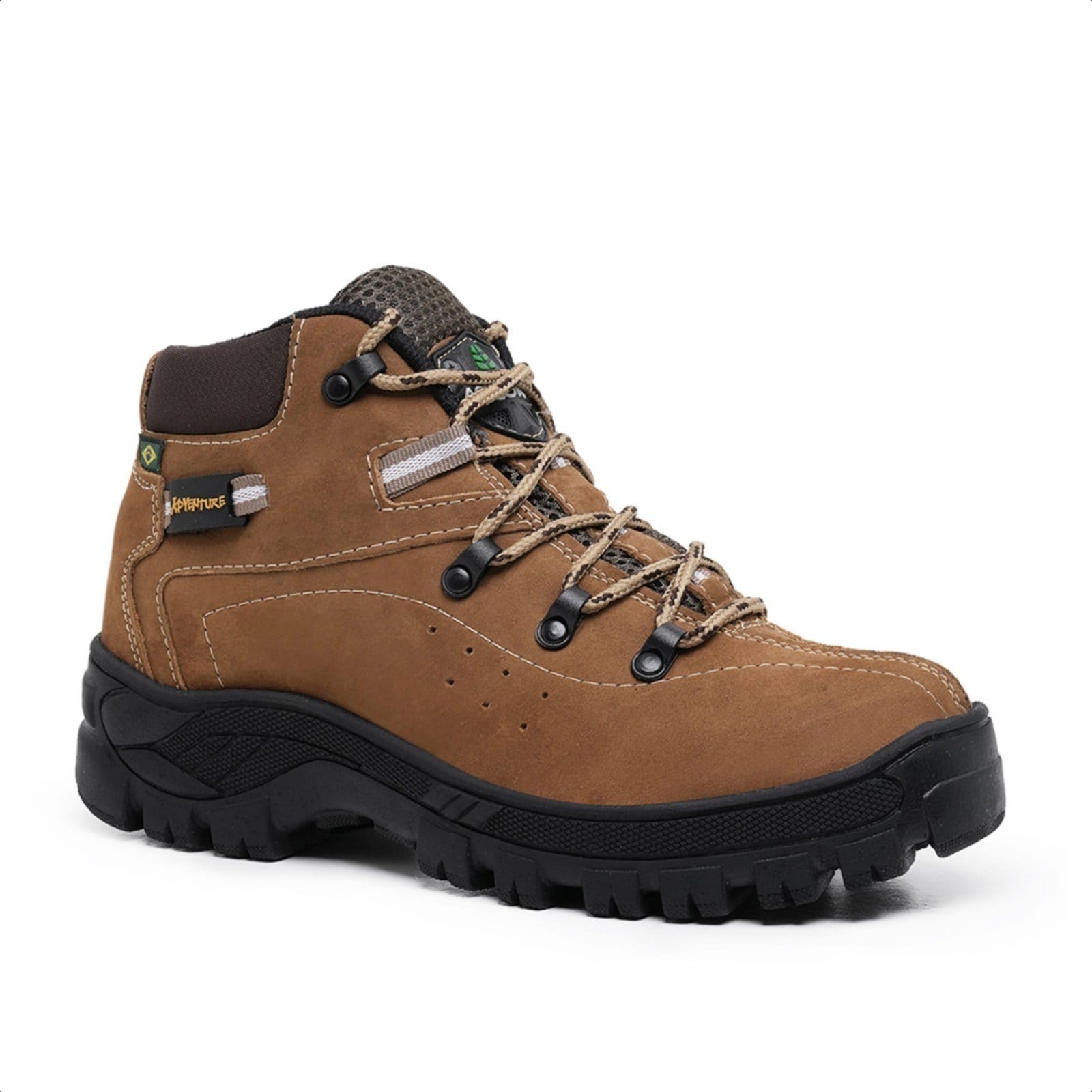 Coturno Adventure Accona em Couro cor Castor 100C