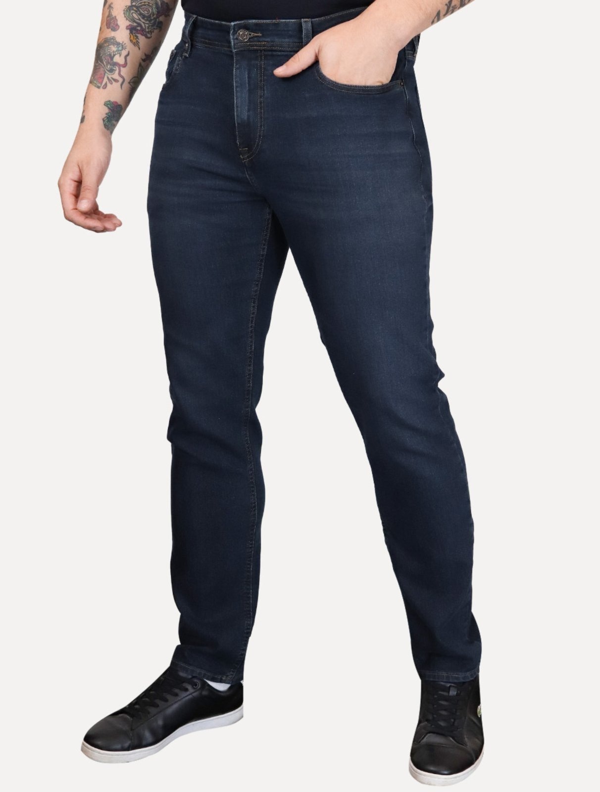 Imagem principal Calça Tommy Hilfiger Masculina Regular Line Cáqui Straight Denton Tommy Hilfiger azul marinho