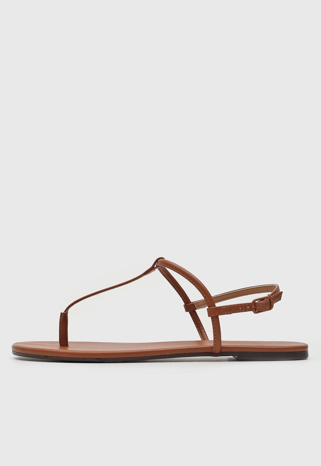 Imagem principal Rasteira Anacapri Nó Anacapri caramelo