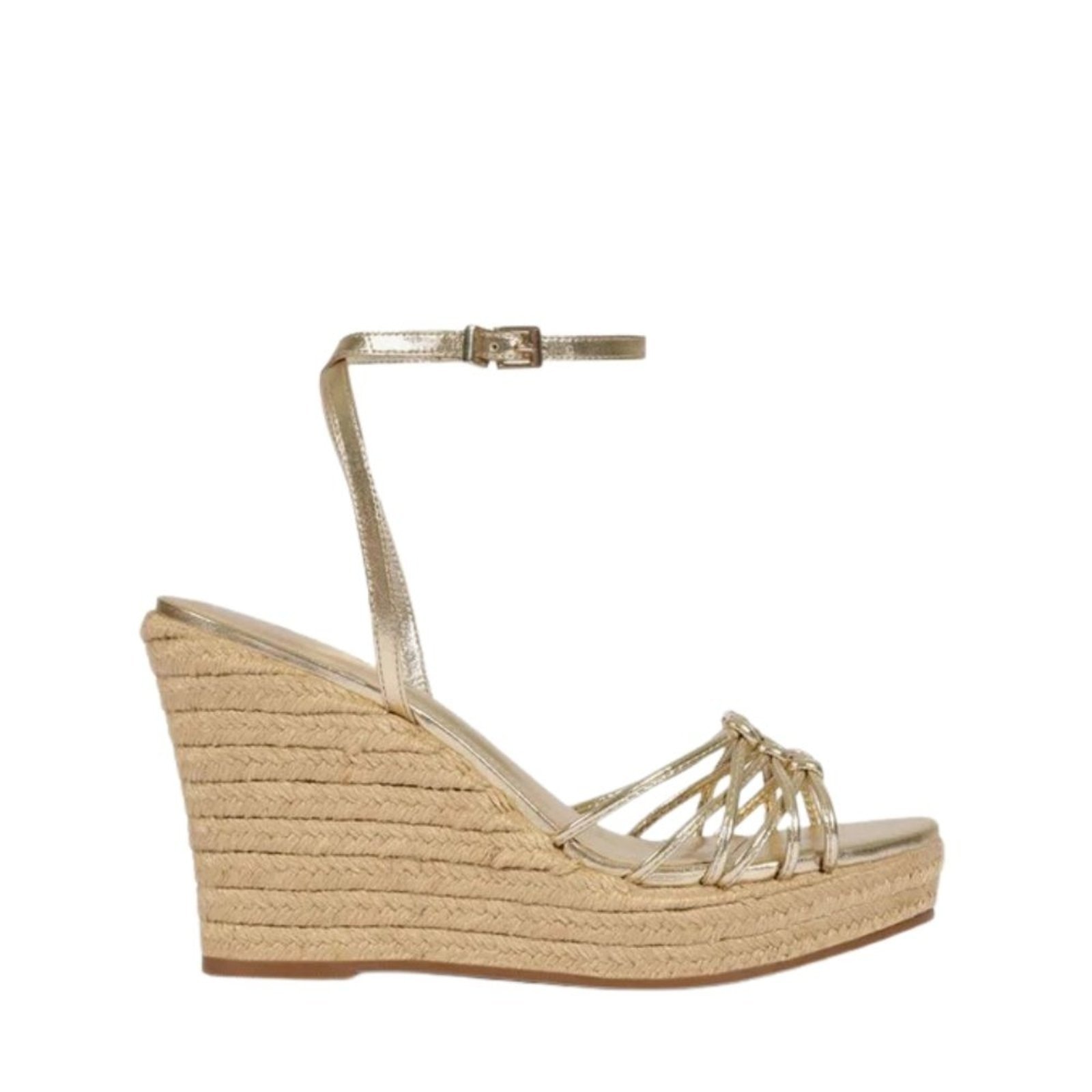 Imagem principal Sandália Schutz Anabela Schutz dourado