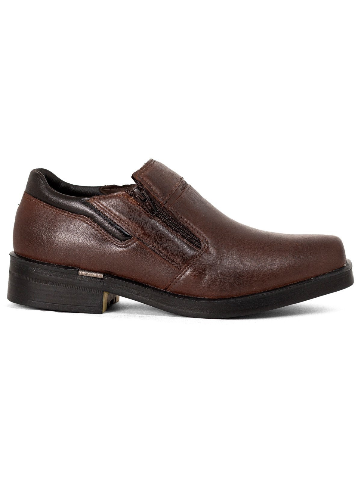 Imagem principal Sapato Masculino Ferracini 24h Social Clássico Urban Way Couro Zíper Tabaco FERRACINI marrom