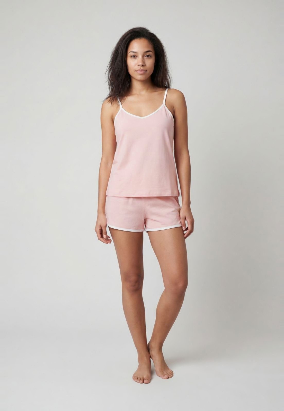 Imagem principal Conjunto Pijama Feminino Hering Alças Finas Hering rosa