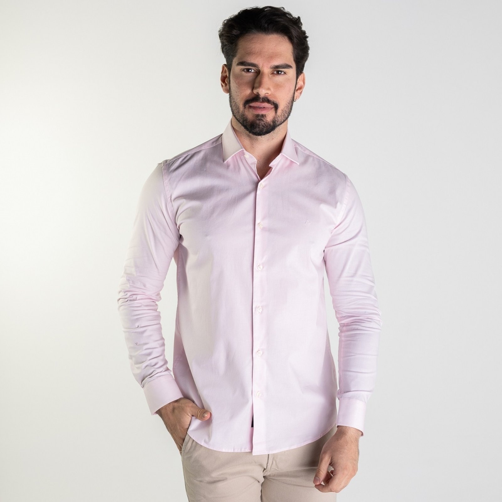 Imagem principal Camisa Aramis Tricoline Stretch Aramis rosa