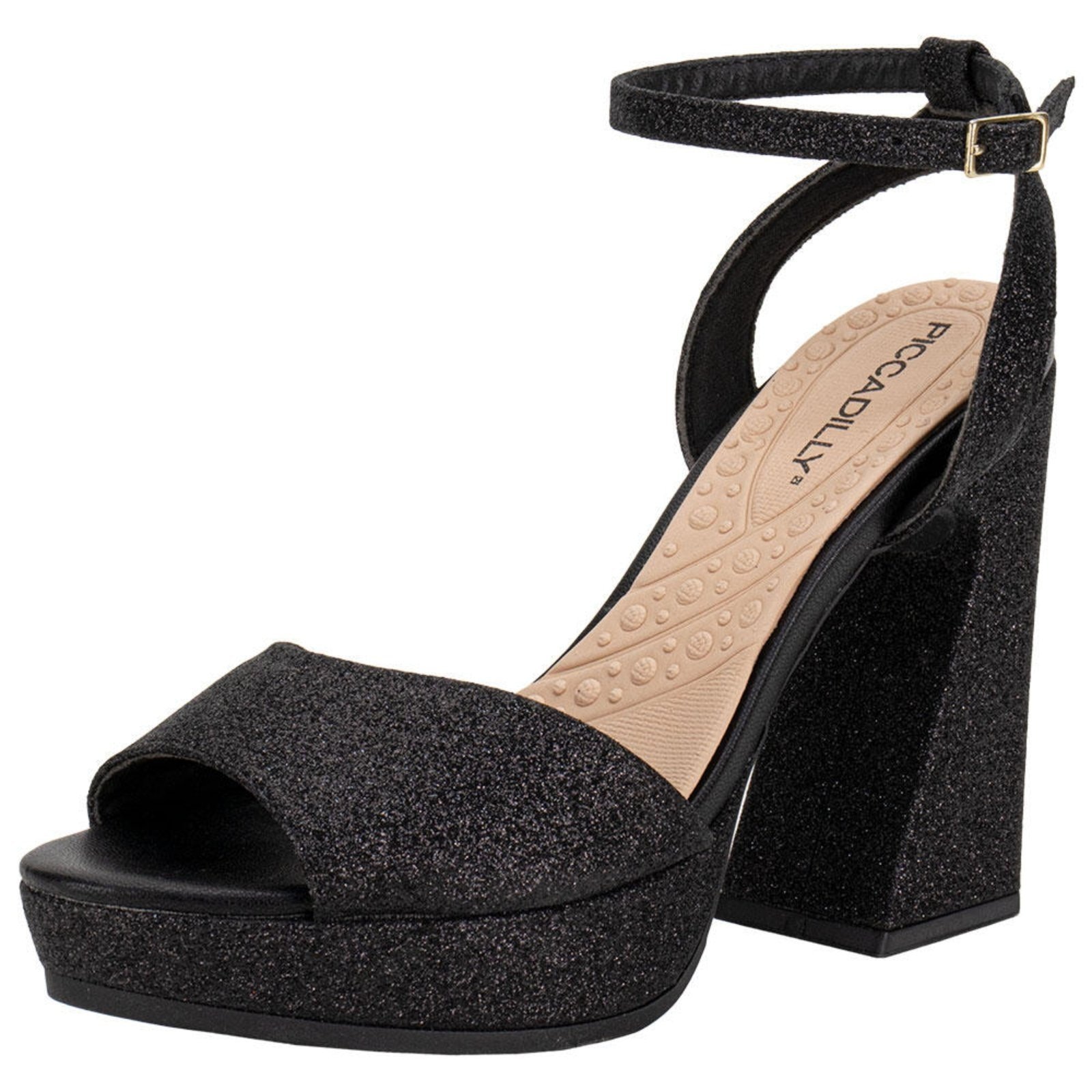 Imagem principal Sandália Feminina Meia Pata Piccadilly 818015 0088015 Piccadilly preto