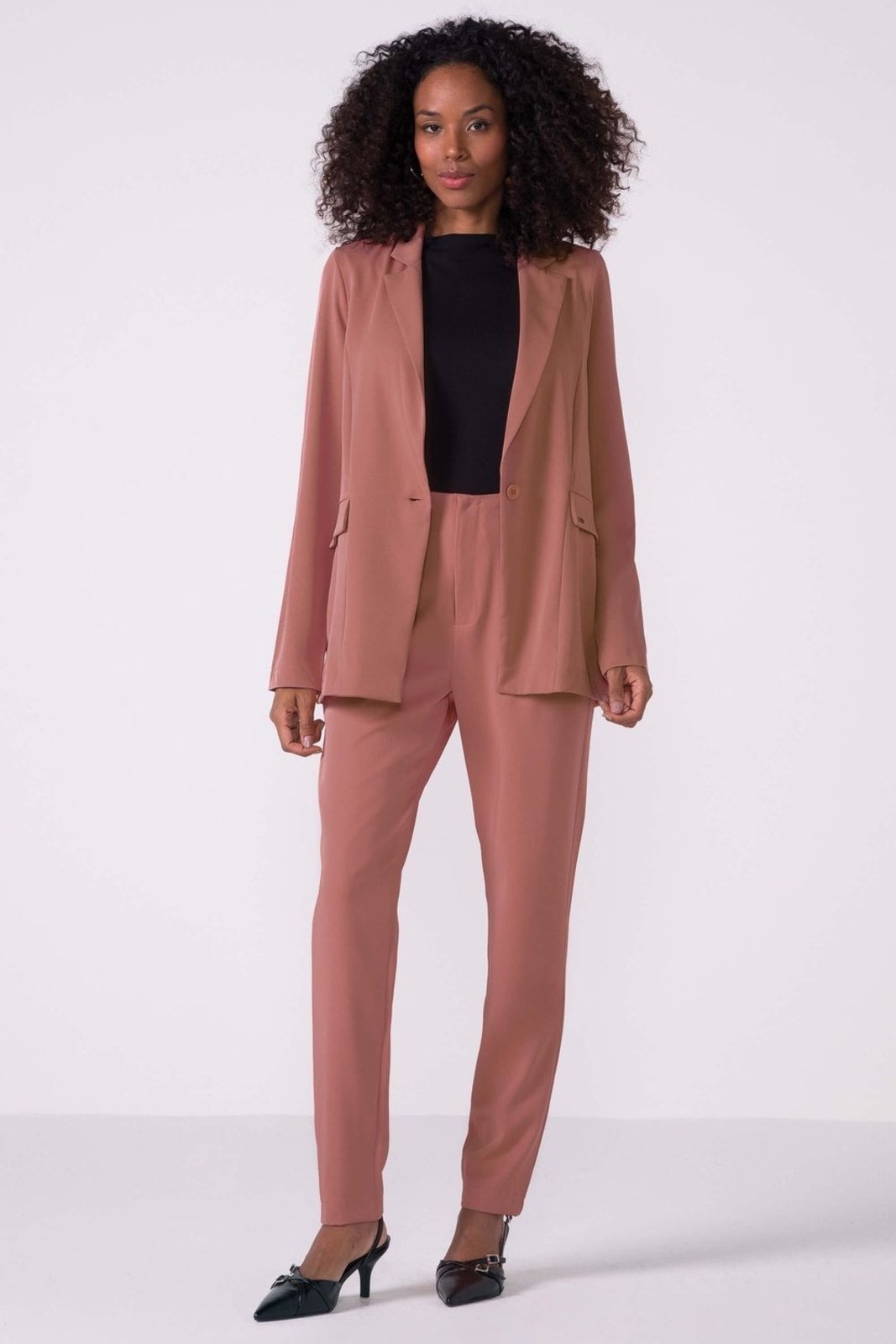 Imagem principal Calça Feminina Tecido Plano Marialícia Marialícia rosa