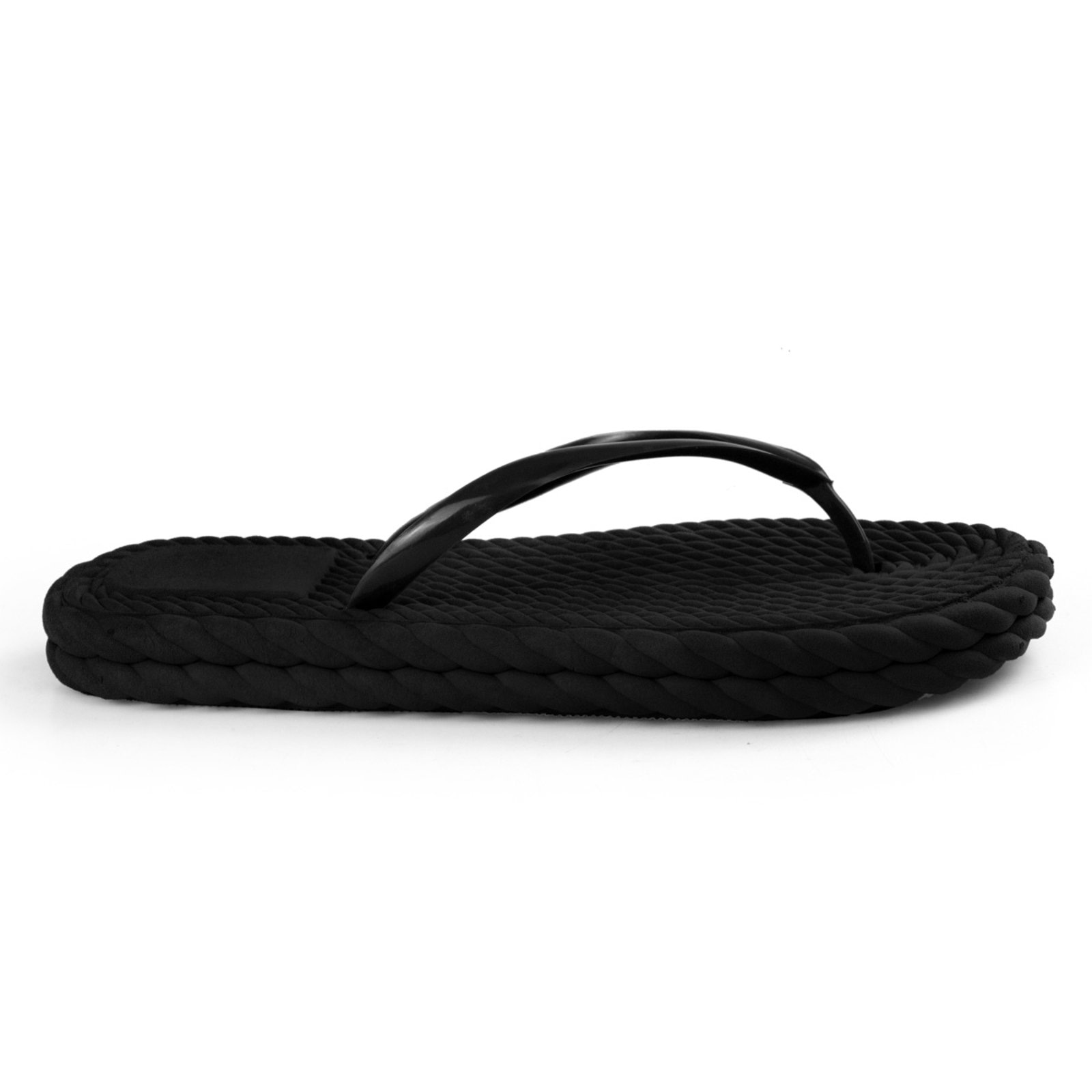 Imagem principal Chinelo Feminino Nuvem Flat Ortopédico Anatômica Rasteirinha ÉPICO CALÇADOS preto