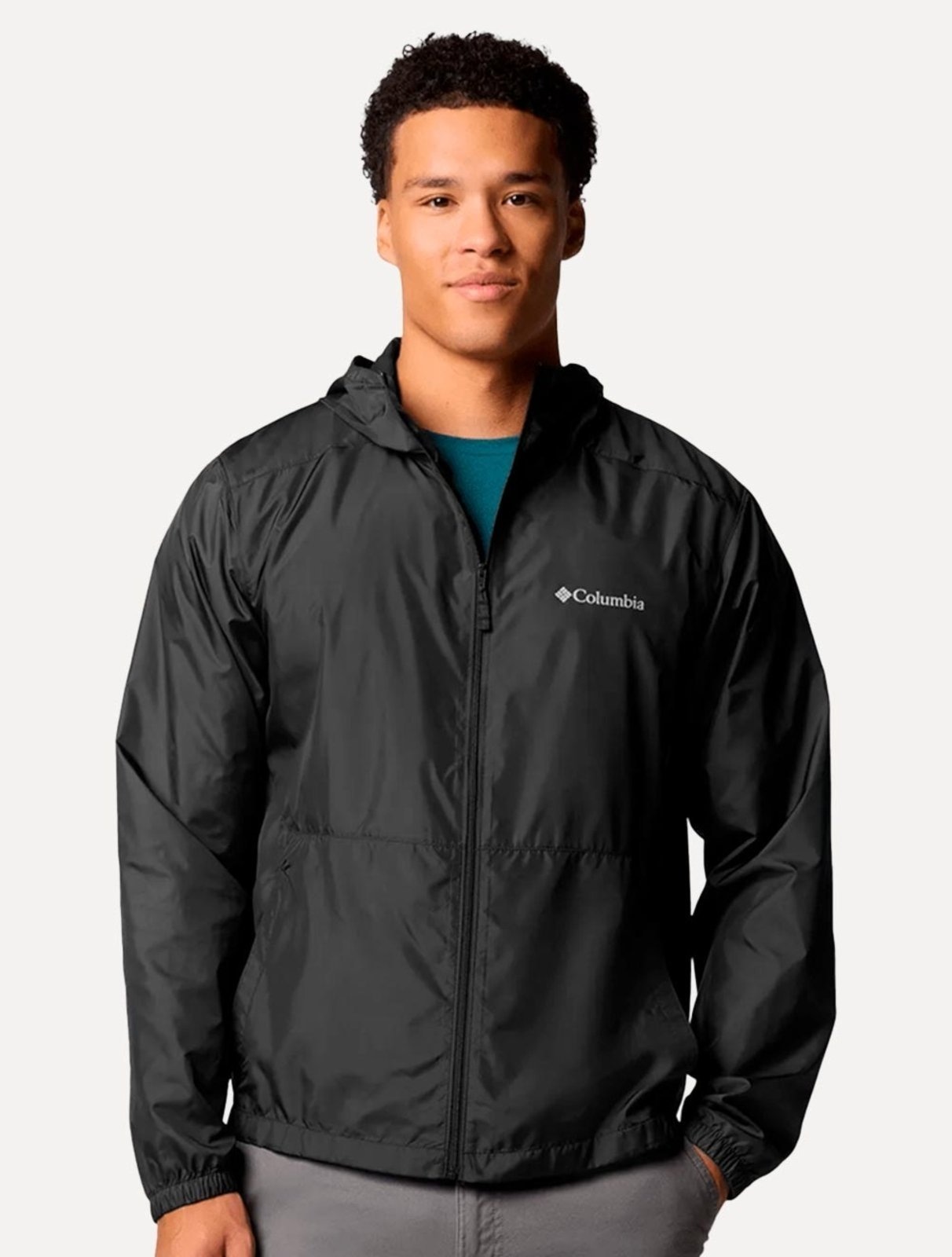 Imagem principal Jaqueta Columbia Masculina Discovery Loop Windbreaker Preta Columbia preto