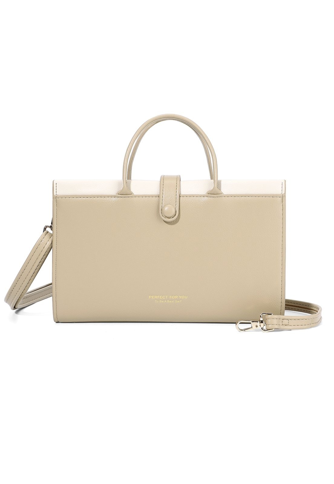 Imagem principal Bolsa Feminina Reforçada Moderna Perfect For You Original Perfect For You bege