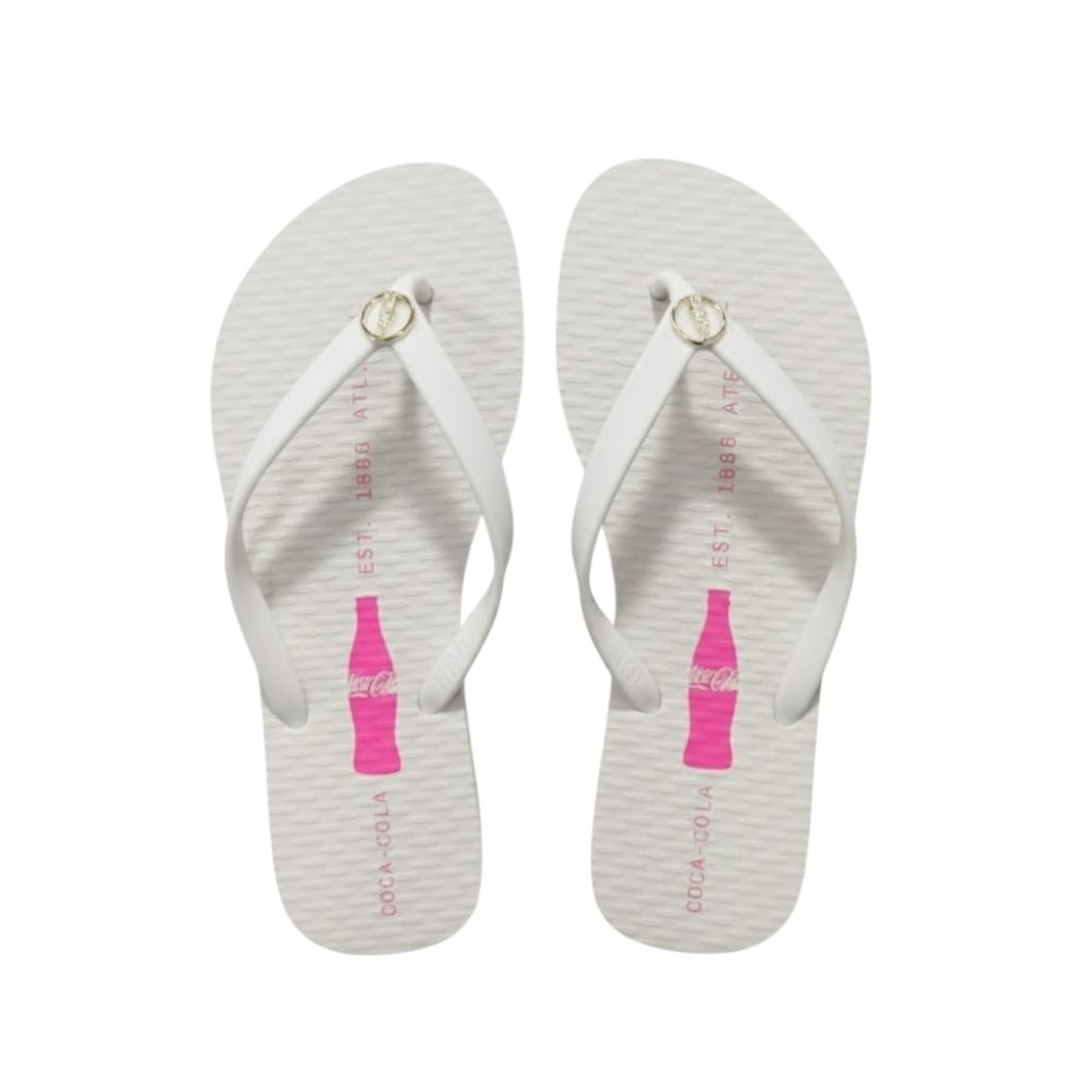 Imagem principal Chinelo Coca Cola Fine Coke Feminino Coca-Cola branco