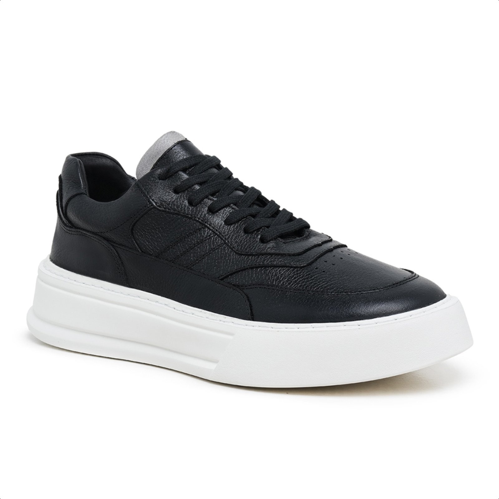 Imagem principal Sapatênis em Couro Malbork com sola Branca 028500PB Malbork preto