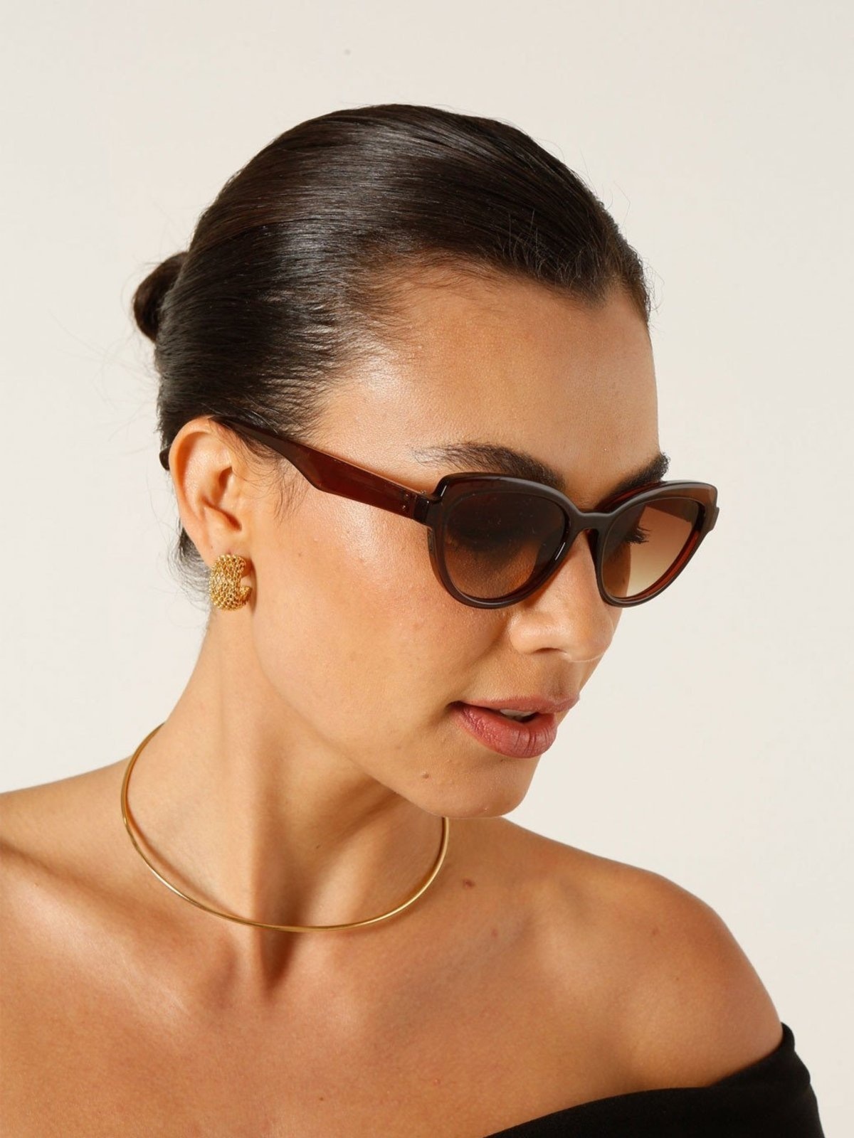 Imagem principal Óculos de Sol Degradê Moscou Principessa marrom