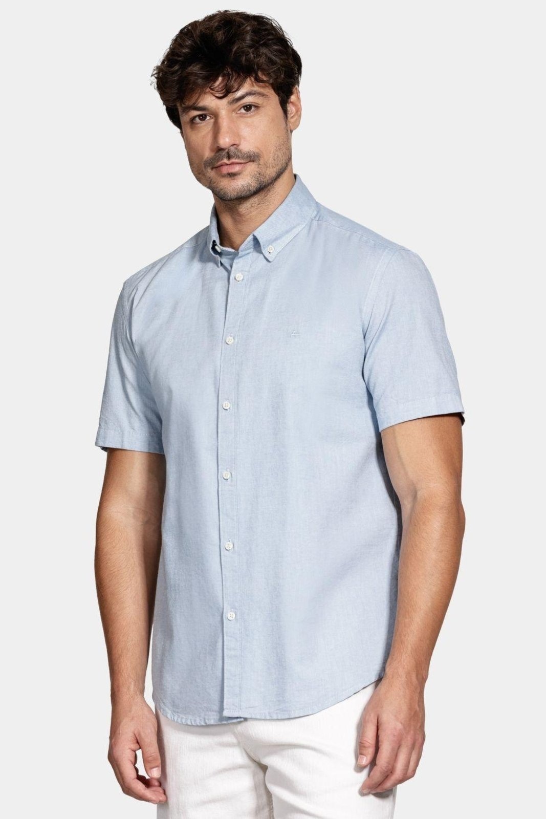 Imagem principal Camisa Aramis Manga Curta Oxford Aramis azul