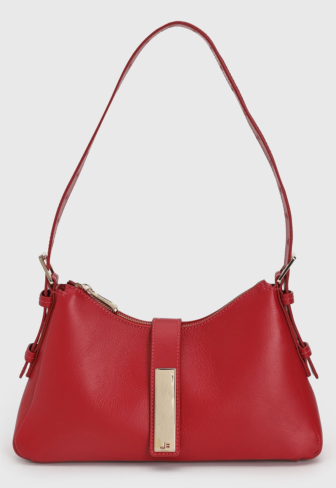 Imagem principal Bolsa Média Feminina Jorge Bischoff Placa Metálica Vermelha Jorge Bischoff vermelho