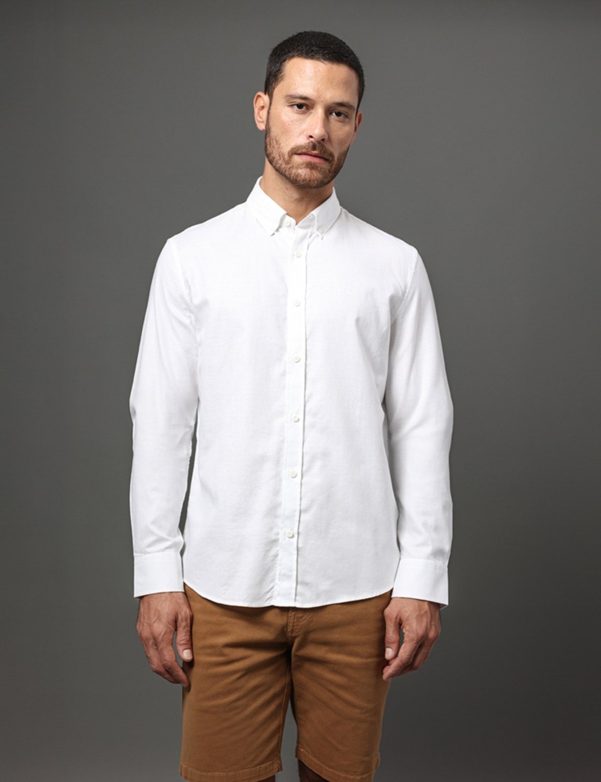 Imagem principal Camisa Masculina Button Down Calvin Klein Jeans Calvin Klein Jeans branco