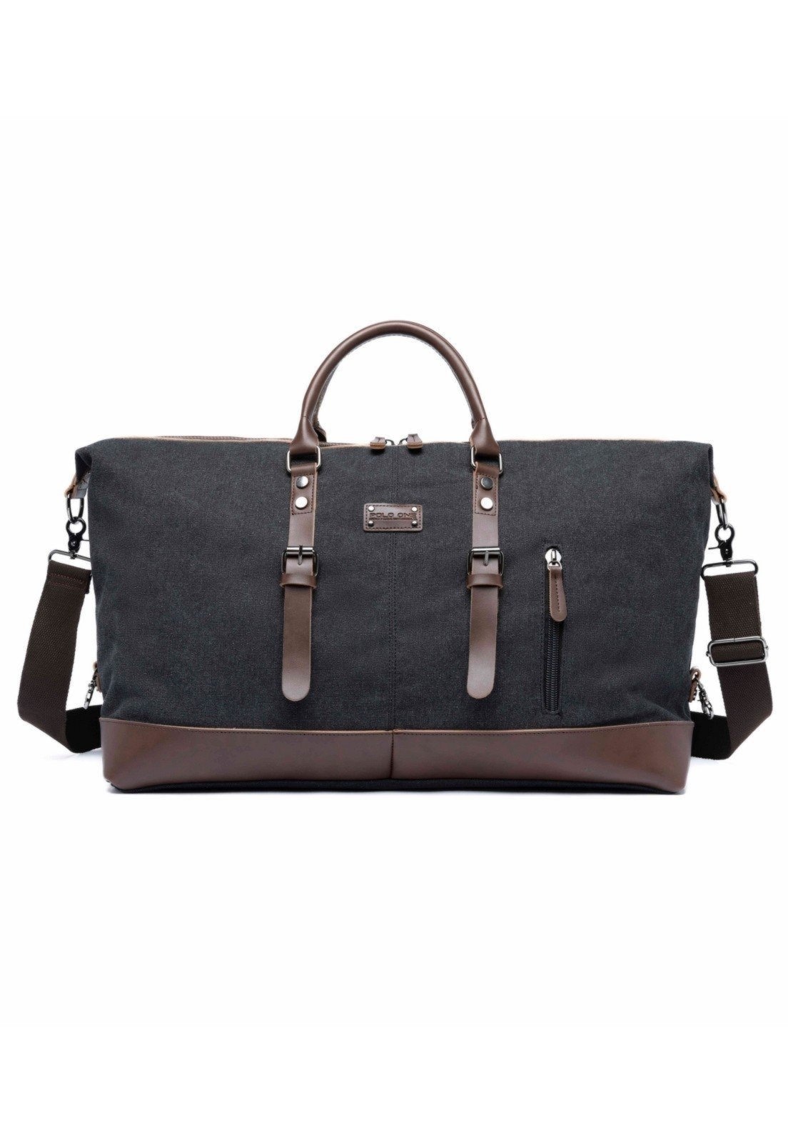 Imagem principal Bolsa De Mão Polo One Lona Transversal Reforçada Grande Original Polo One preto