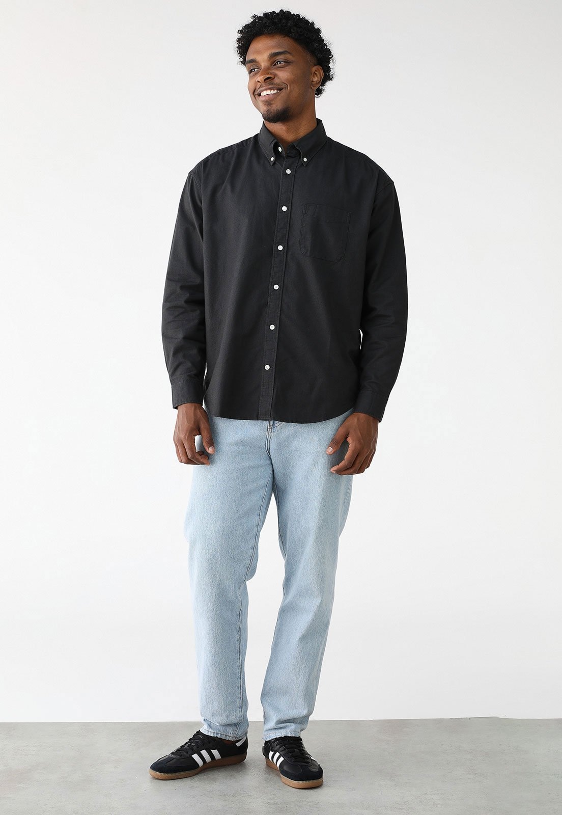 Imagem principal Camisa GAP Slim Lisa Preta GAP preto