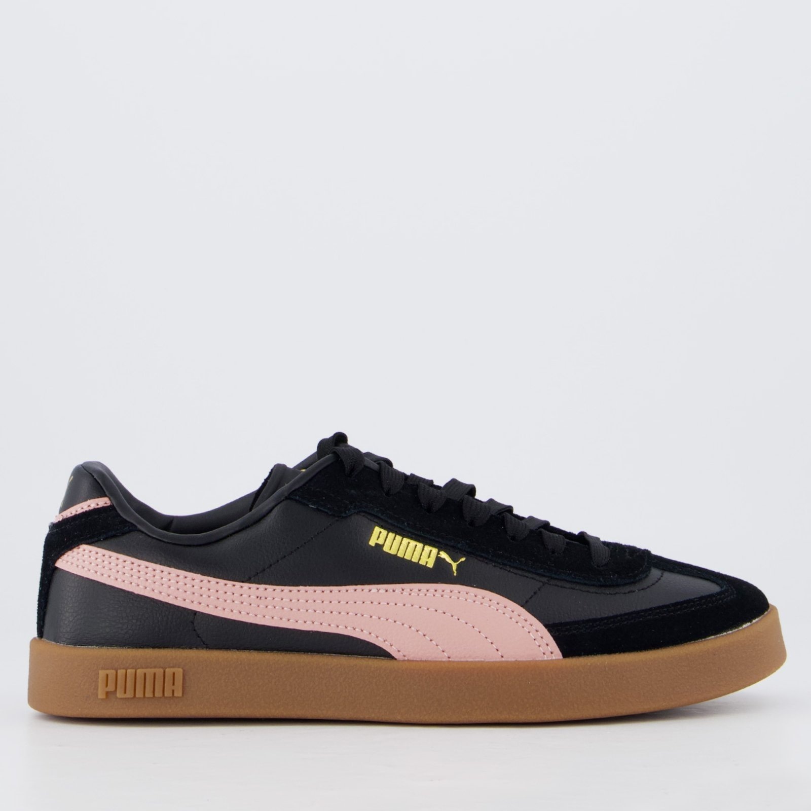 Imagem principal Tênis Puma Club II Era Feminino Preto e Rosa Puma preto rosa