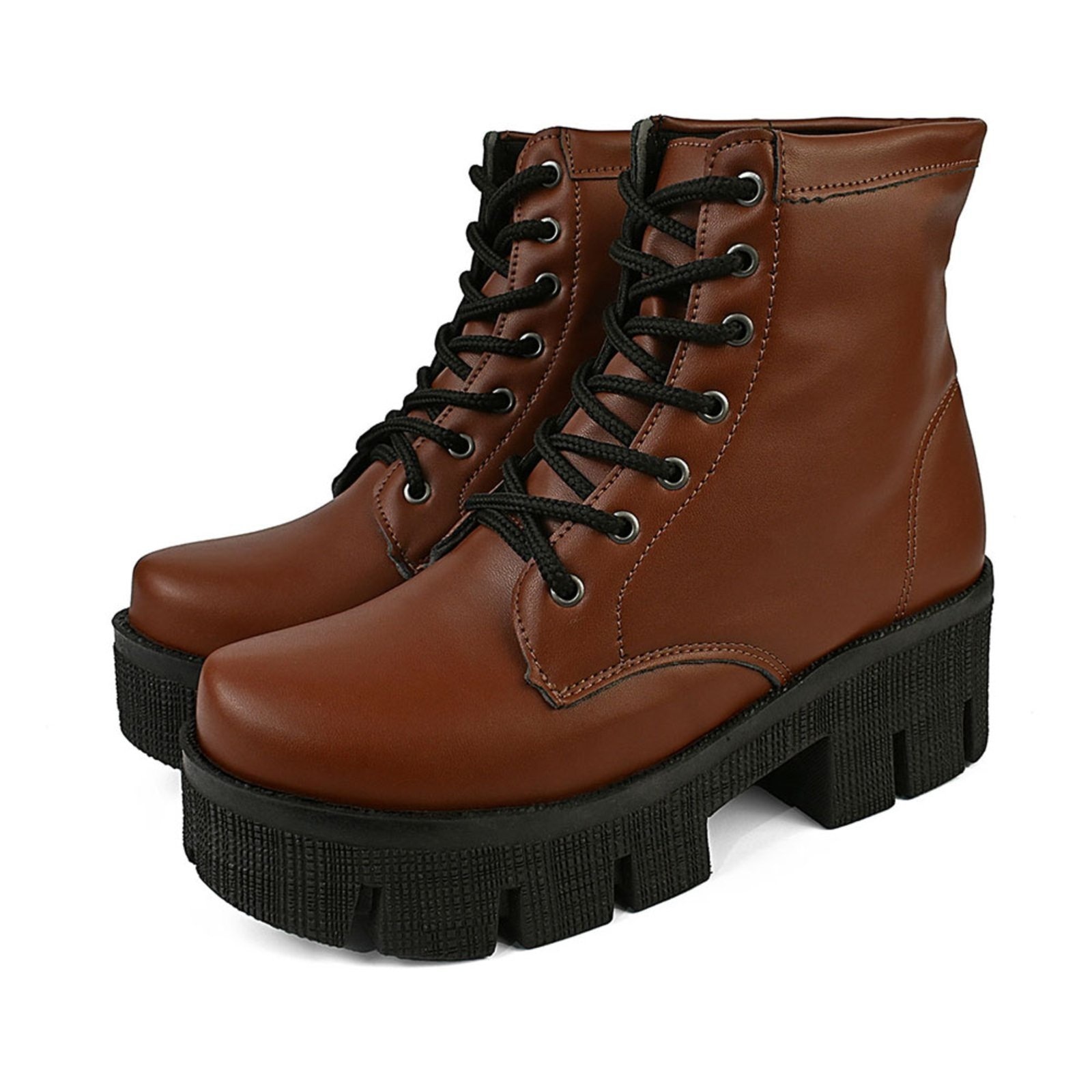 Imagem principal Coturno Feminino Donatella Shoes Confort Terra Tratorado Donatella Shoes marrom