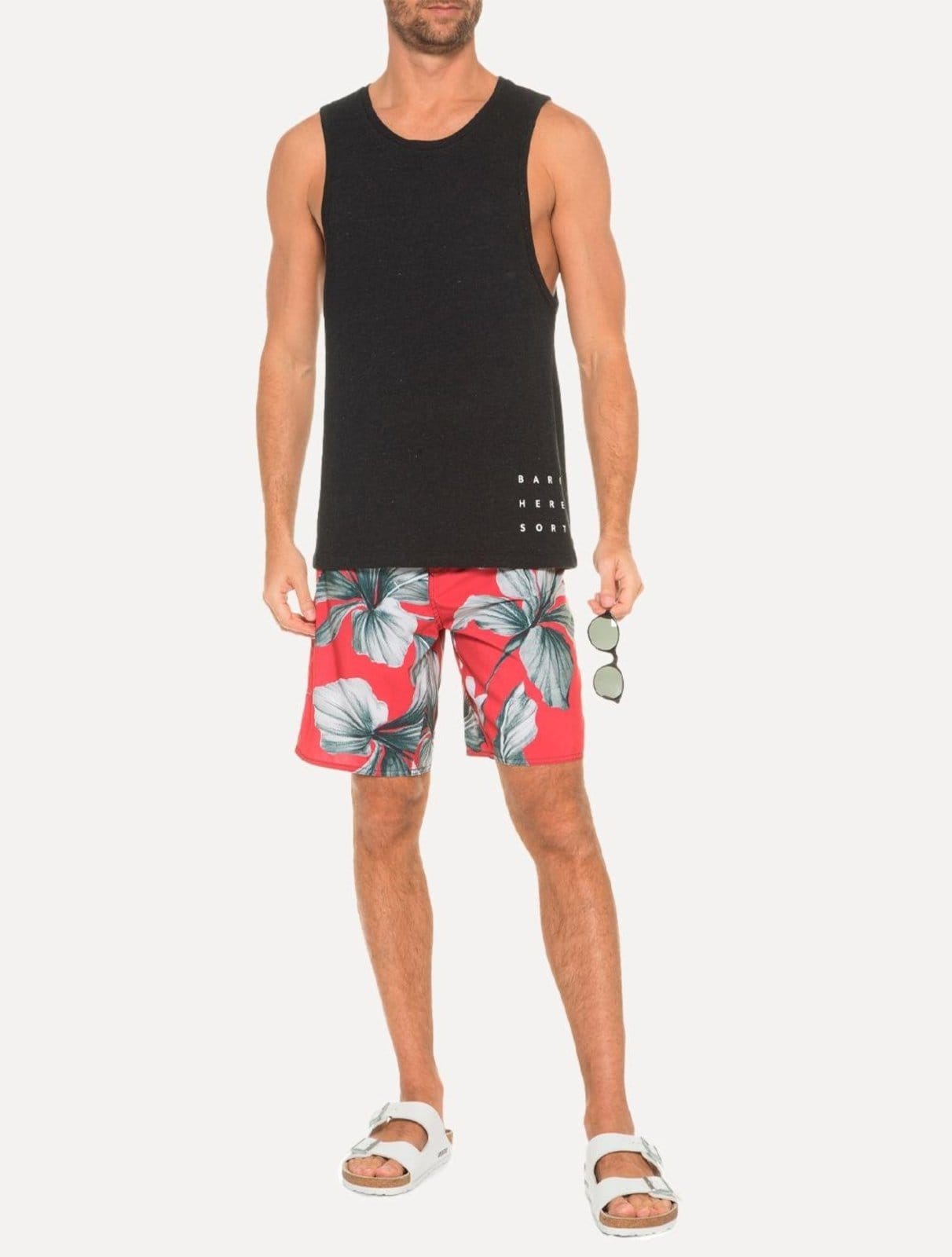 Bermuda Osklen Masculina D Água Surf Fleur Vermelha