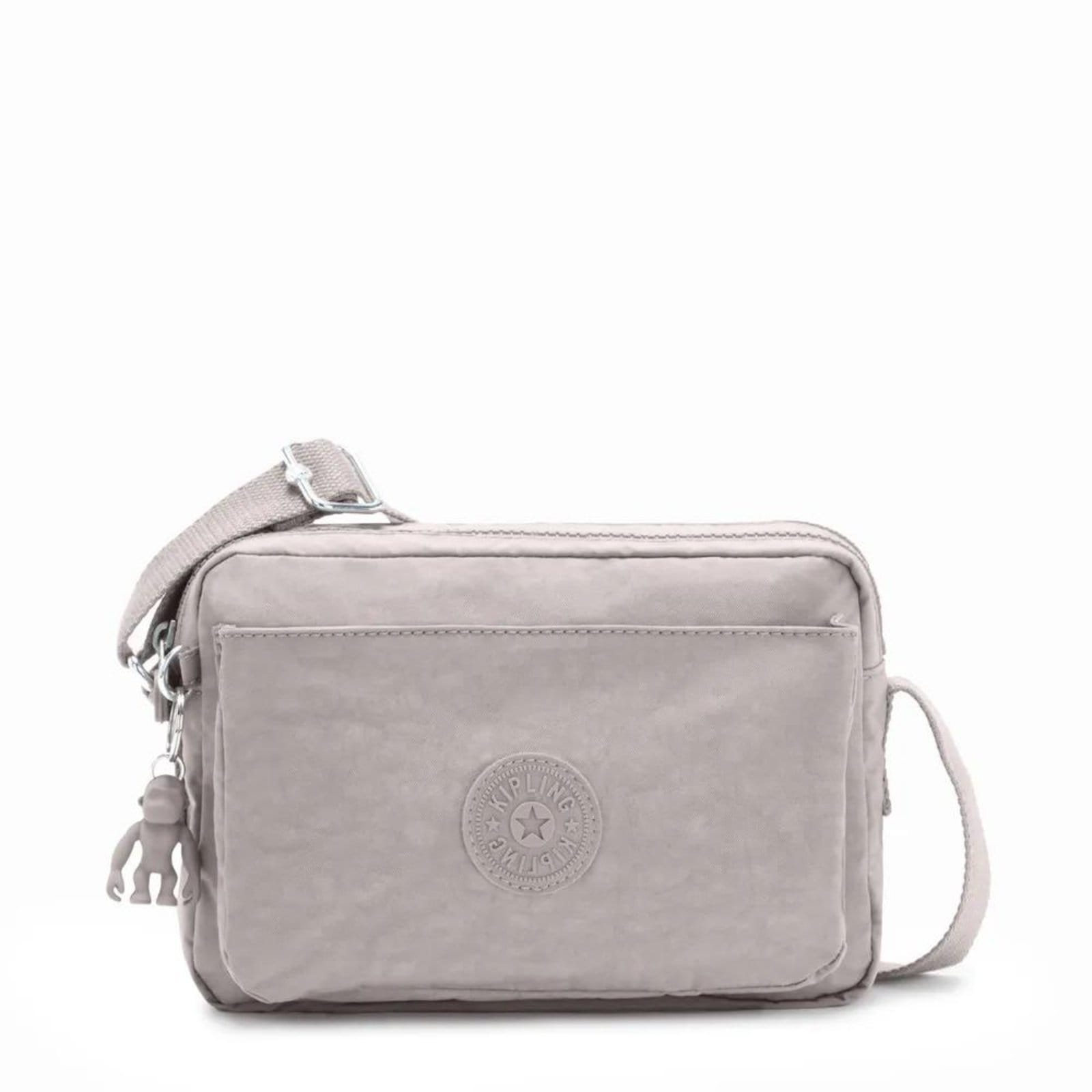 Bolsa Kipling Abanu M Grey Gris