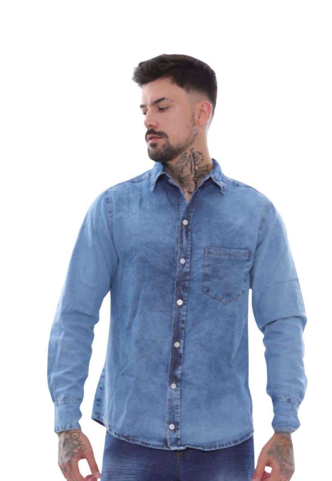 Imagem principal Camisa Manchada Alleppo Caribe Alleppo Jeans jeans