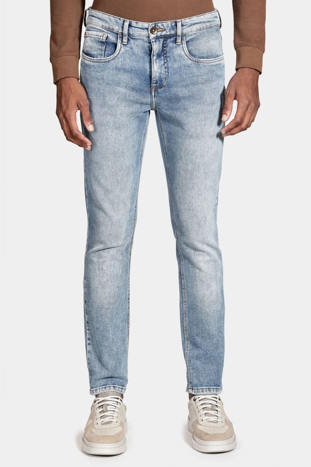 Calça Aramis Jeans Slim Blue Stone Eco Azul Médio