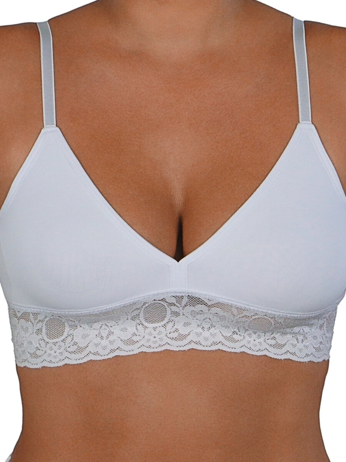 Imagem principal Sutiã sem Aro e sem Bojo Caríbdis Demillus 61332 Demillus branco