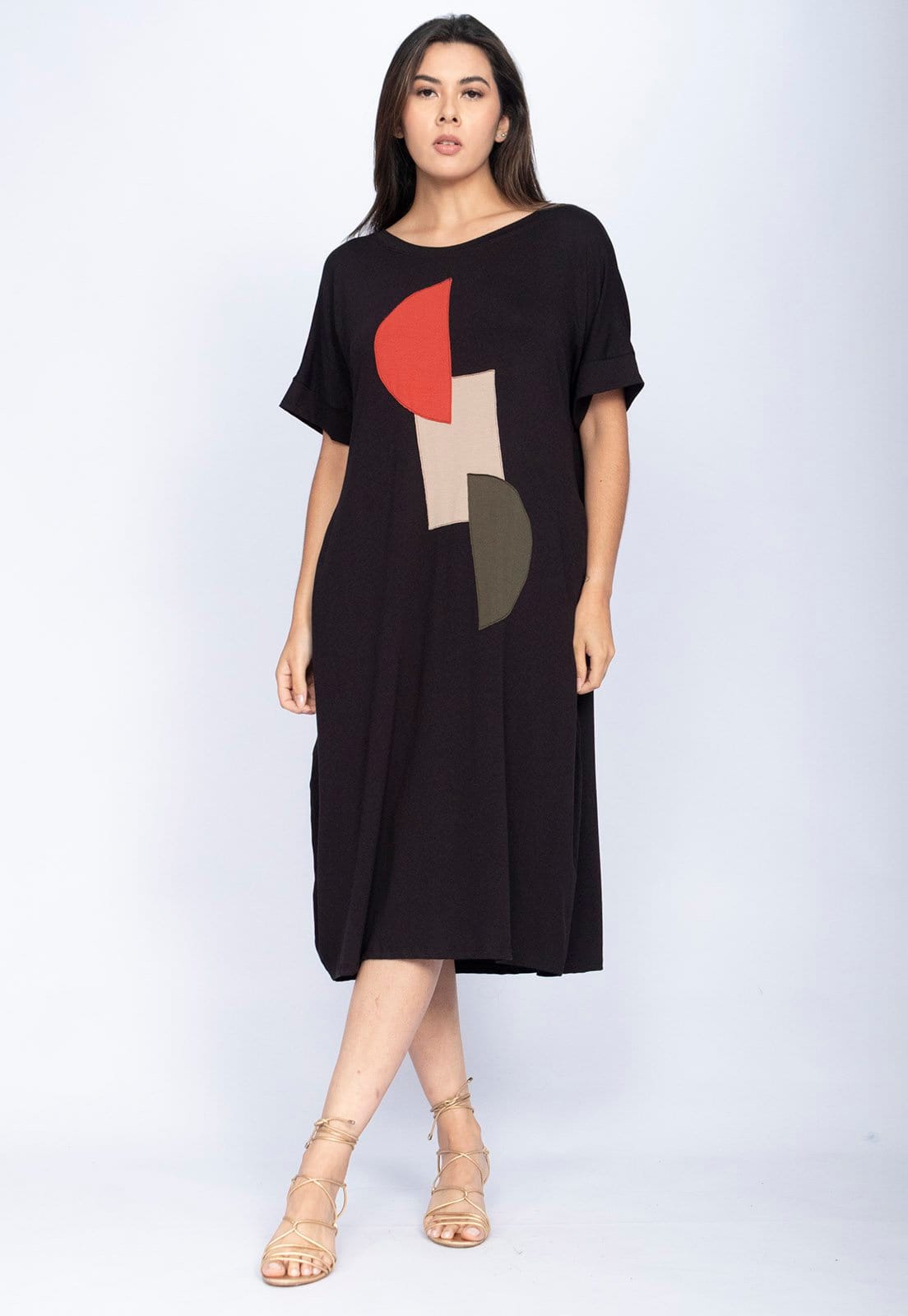 Vestido Amora Malha Amazonia Vital Midi Plus