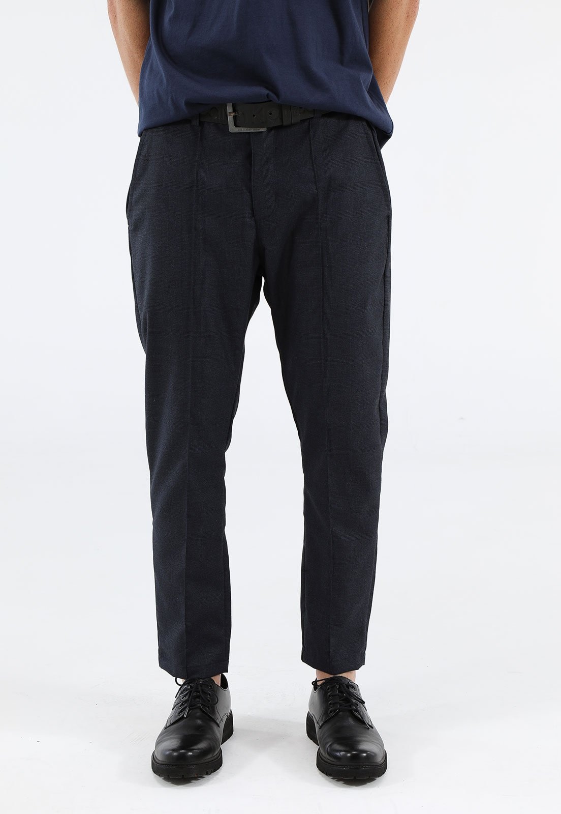 Imagem principal Calça Forum Slim Window Pane Azul-Marinho Forum azul marinho