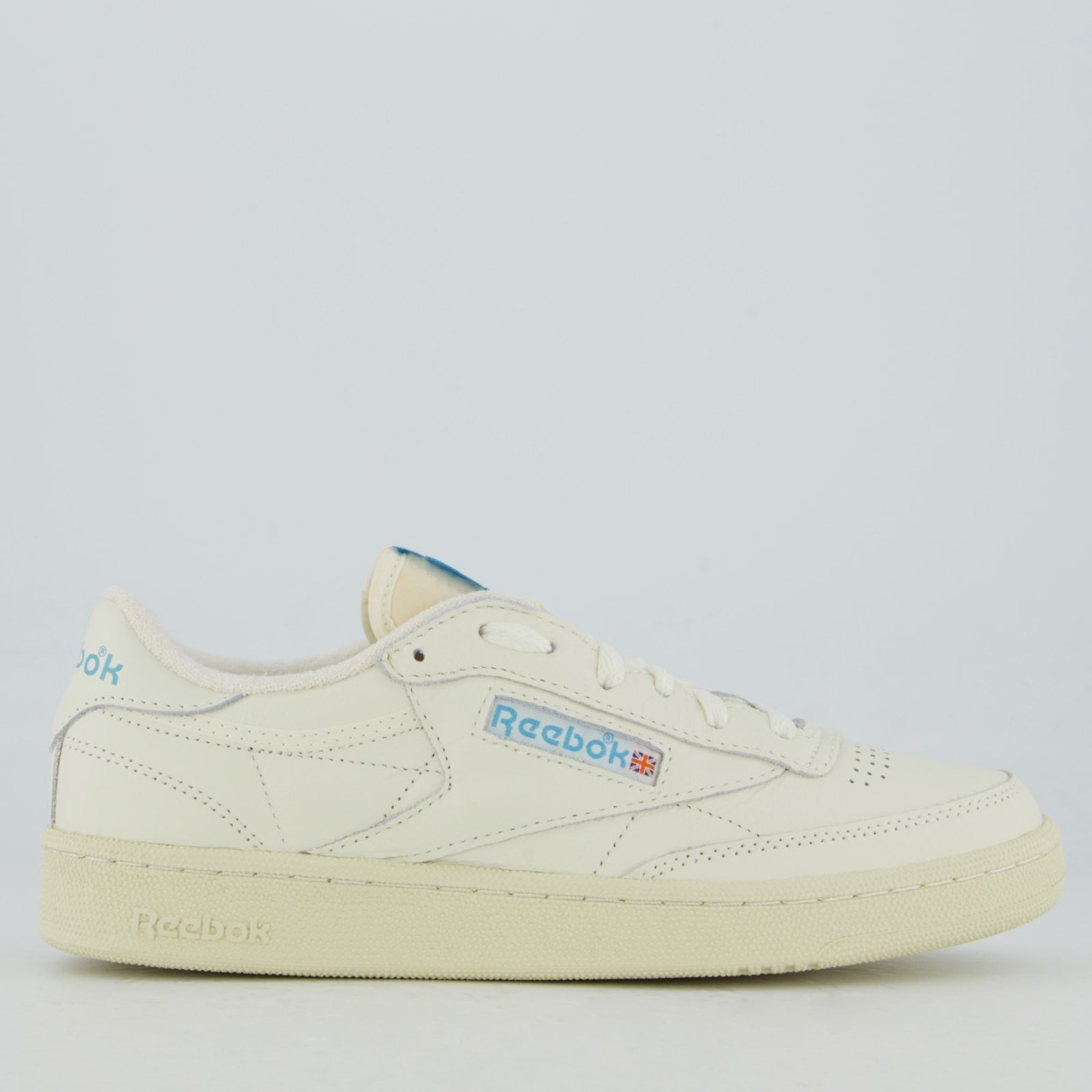 Imagem principal Tênis Reebok Club C 85 Vintage Off White e Azul Reebok branco white