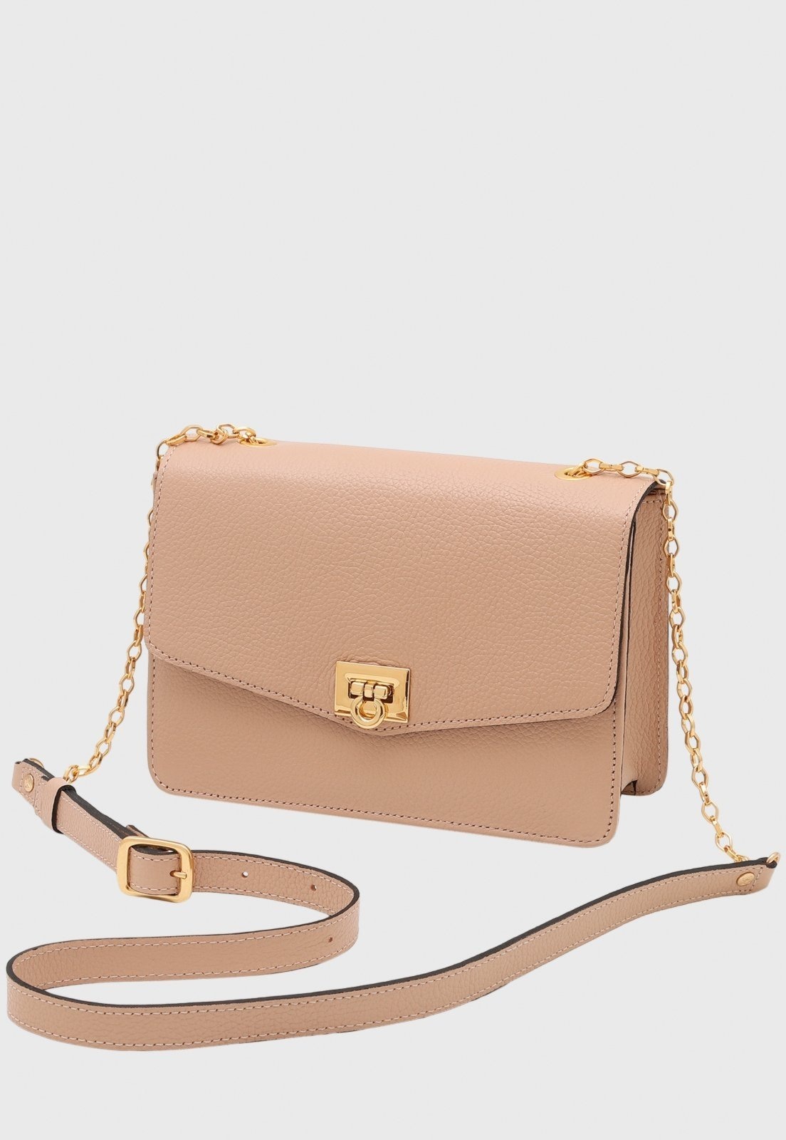 Imagem principal Bolsa Transversal Couro Mariart Margarida Creme Mariart bege