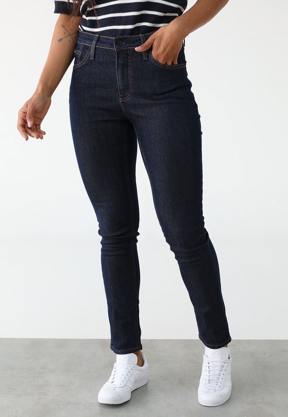 Imagem principal Calça Jeans Calvin Klein Jeans Slim Pockets Calvin Klein Jeans azul