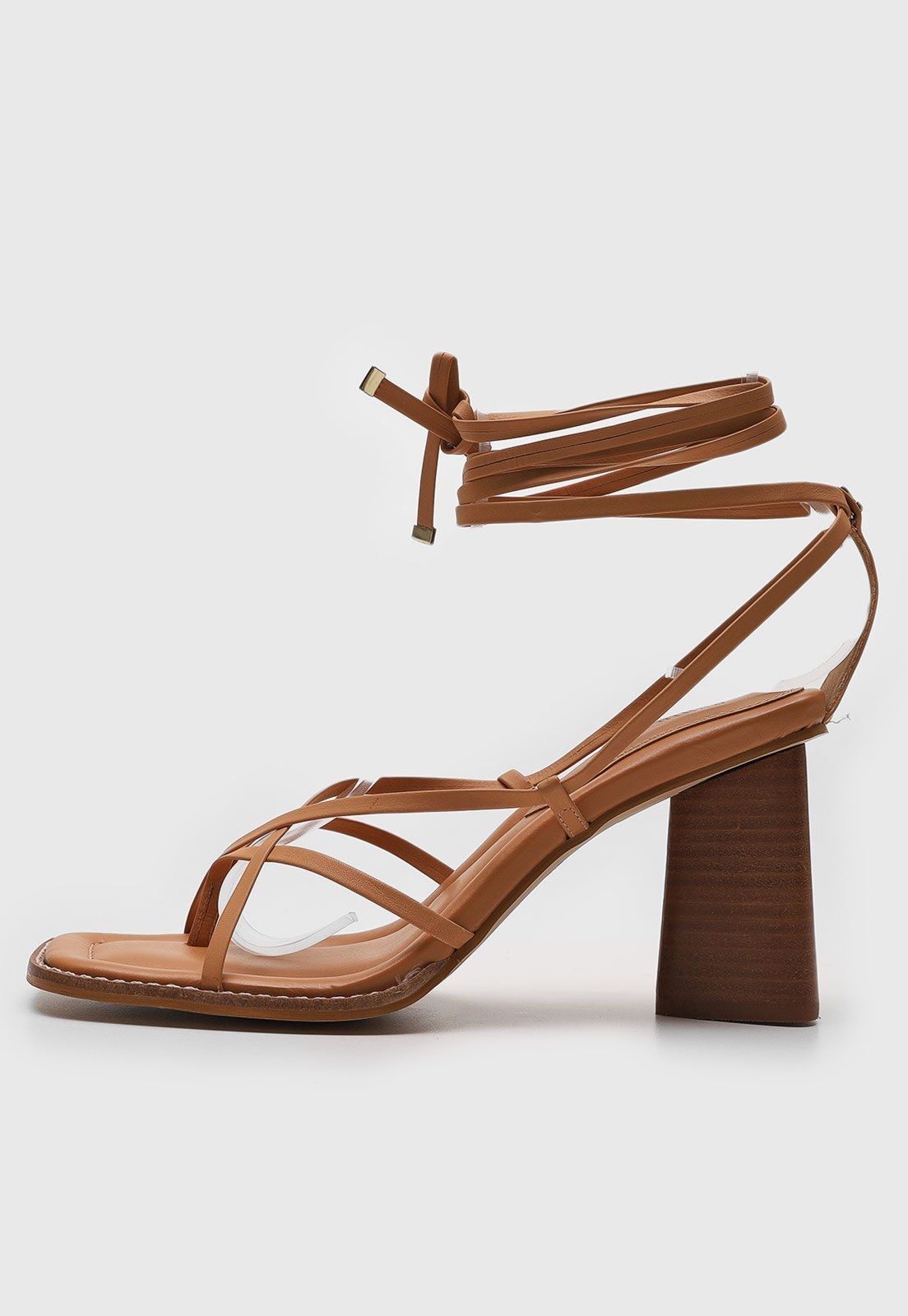 Imagem principal Sandália Santa Lolla Salto Geométrico Santa Lolla caramelo