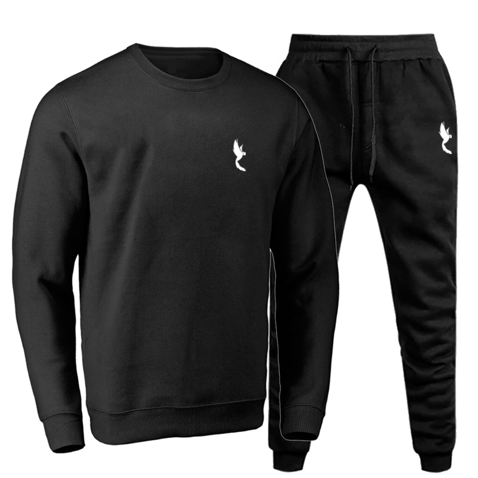 Imagem principal Conjunto Moletom Masculino Polo Blu Inverno Gola Careca Preto/Preto Polo Blu preto blu