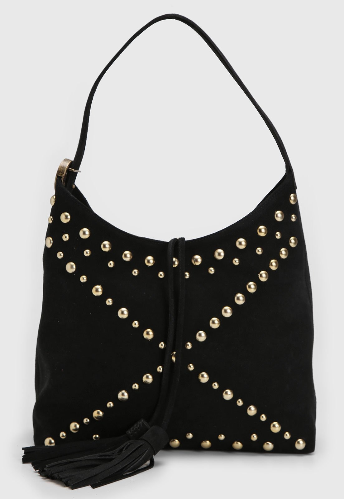 Imagem principal Bolsa Média Luiza Barcelos Tachas Preta Luiza Barcelos preto