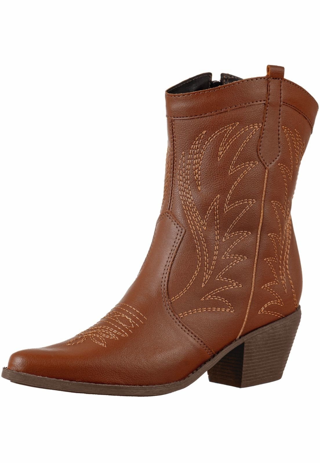 Bota Texana Gigil Cano Curto Bordada