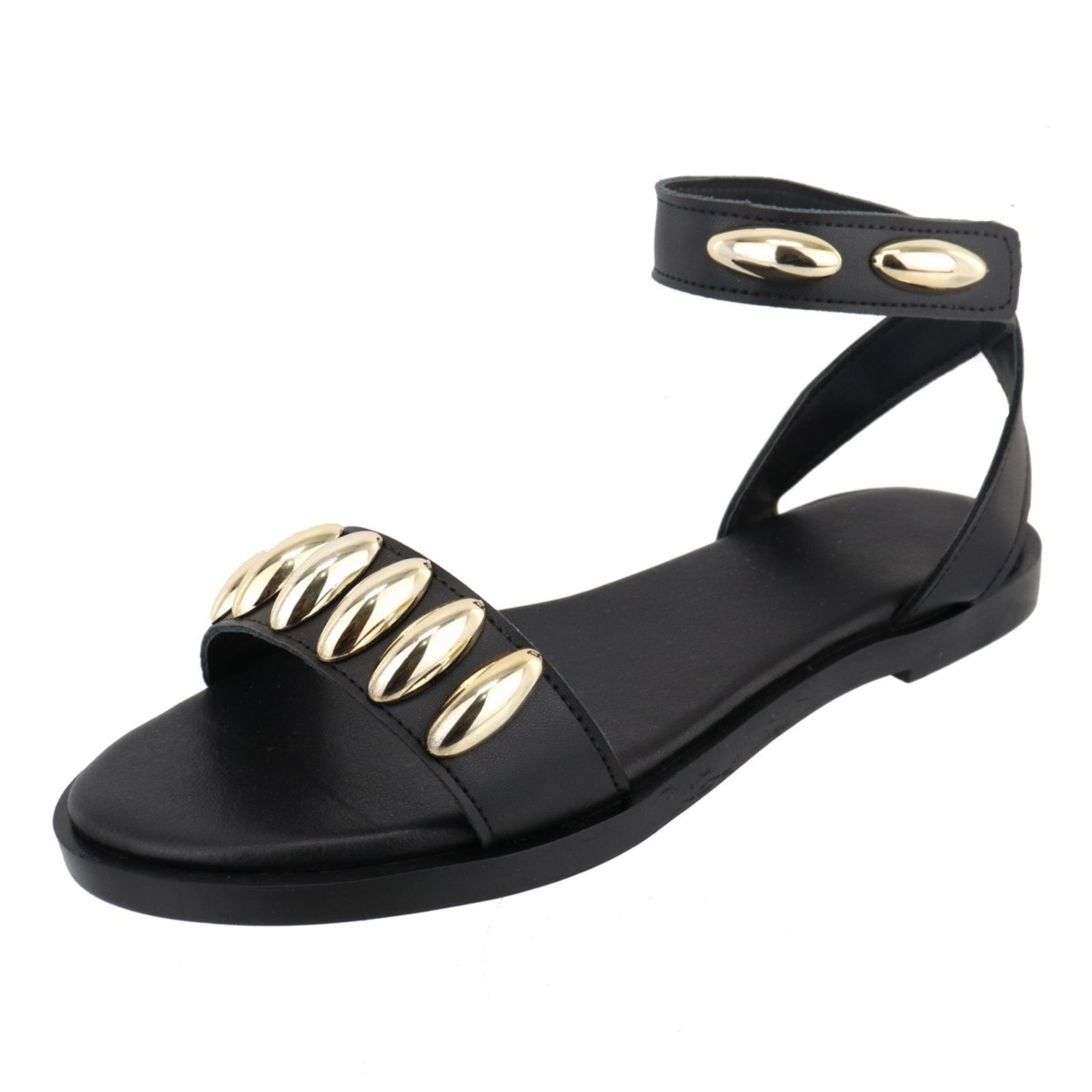 Imagem principal Rasteira Sandália Feminina Lançamento Preta TELLINI STORE preto