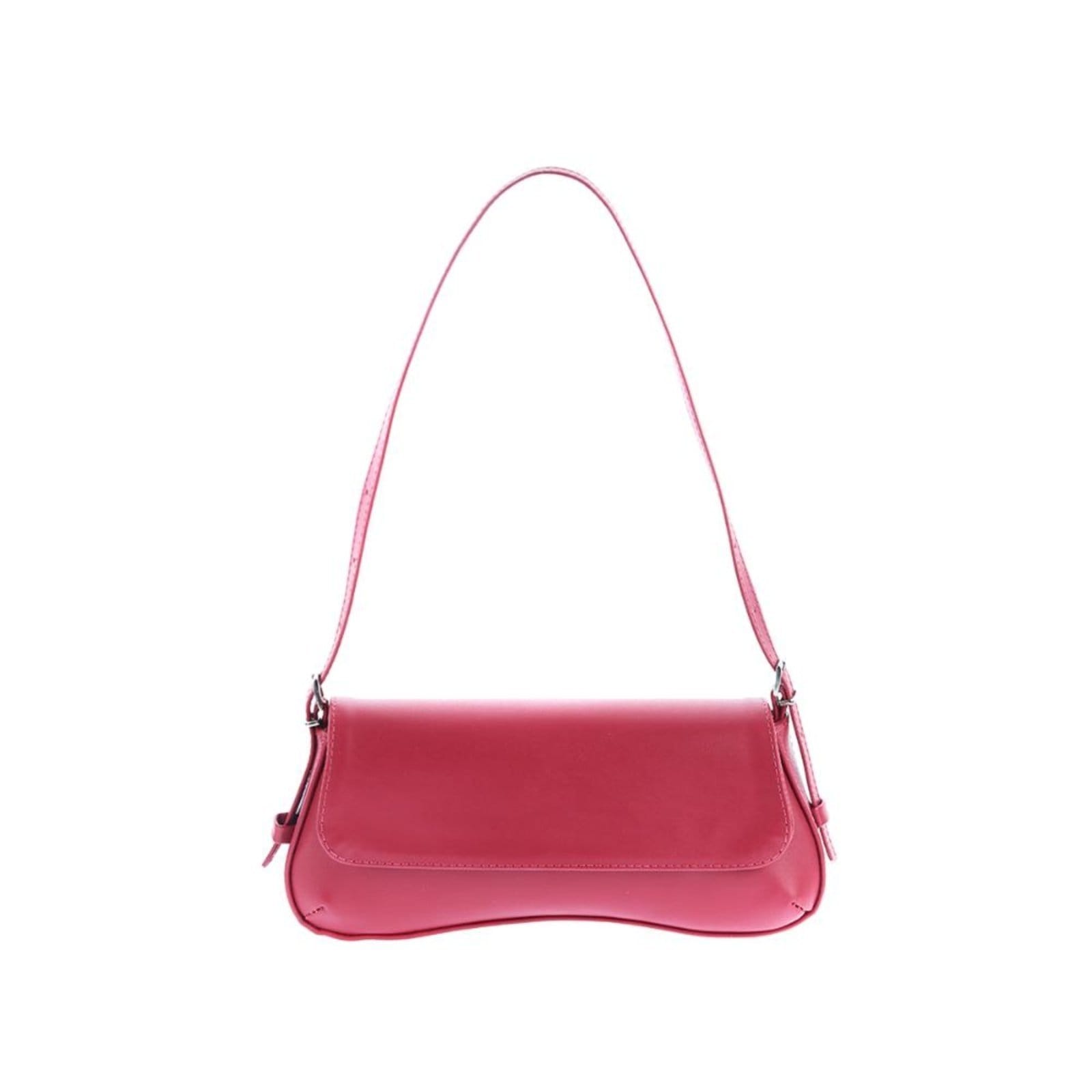 Megan - Bolsa Baguete Minimalista Malbec