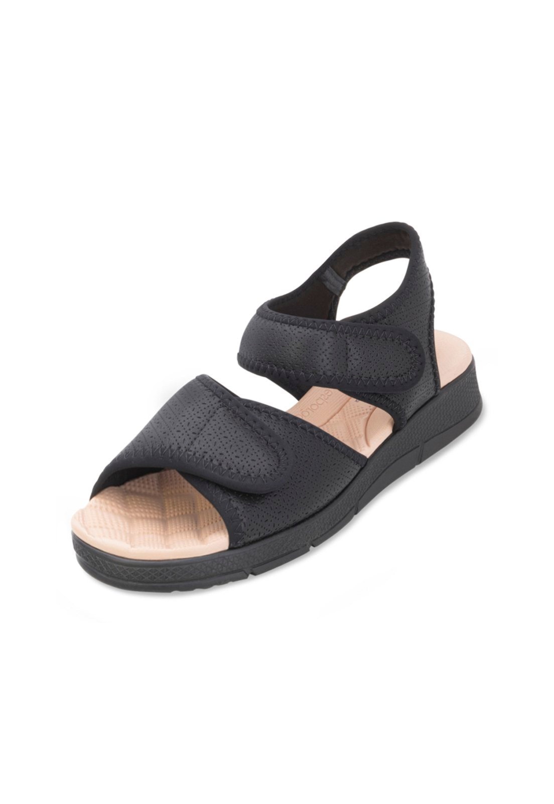 Imagem principal Sandália Papete Piccadilly PD24-57100 Bege Piccadilly preto