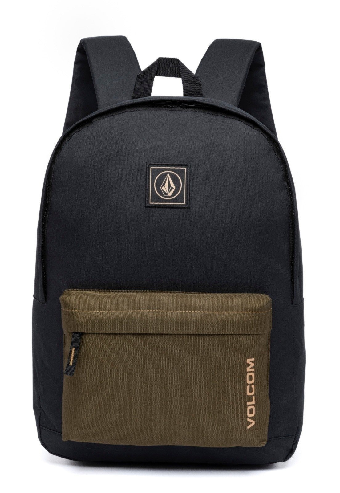 Imagem principal Mochila Volcom Bolsa Escolar Espaçosa Moderna Reforçada Volcom preto