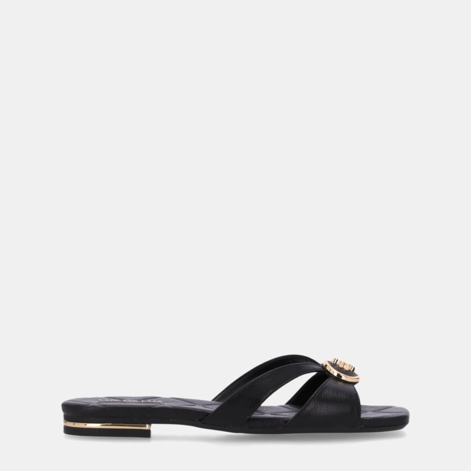 Imagem principal Sandália Rasteira Saara Luz da Lua - 80960005 Luz Da Lua Luz Da Lua preto