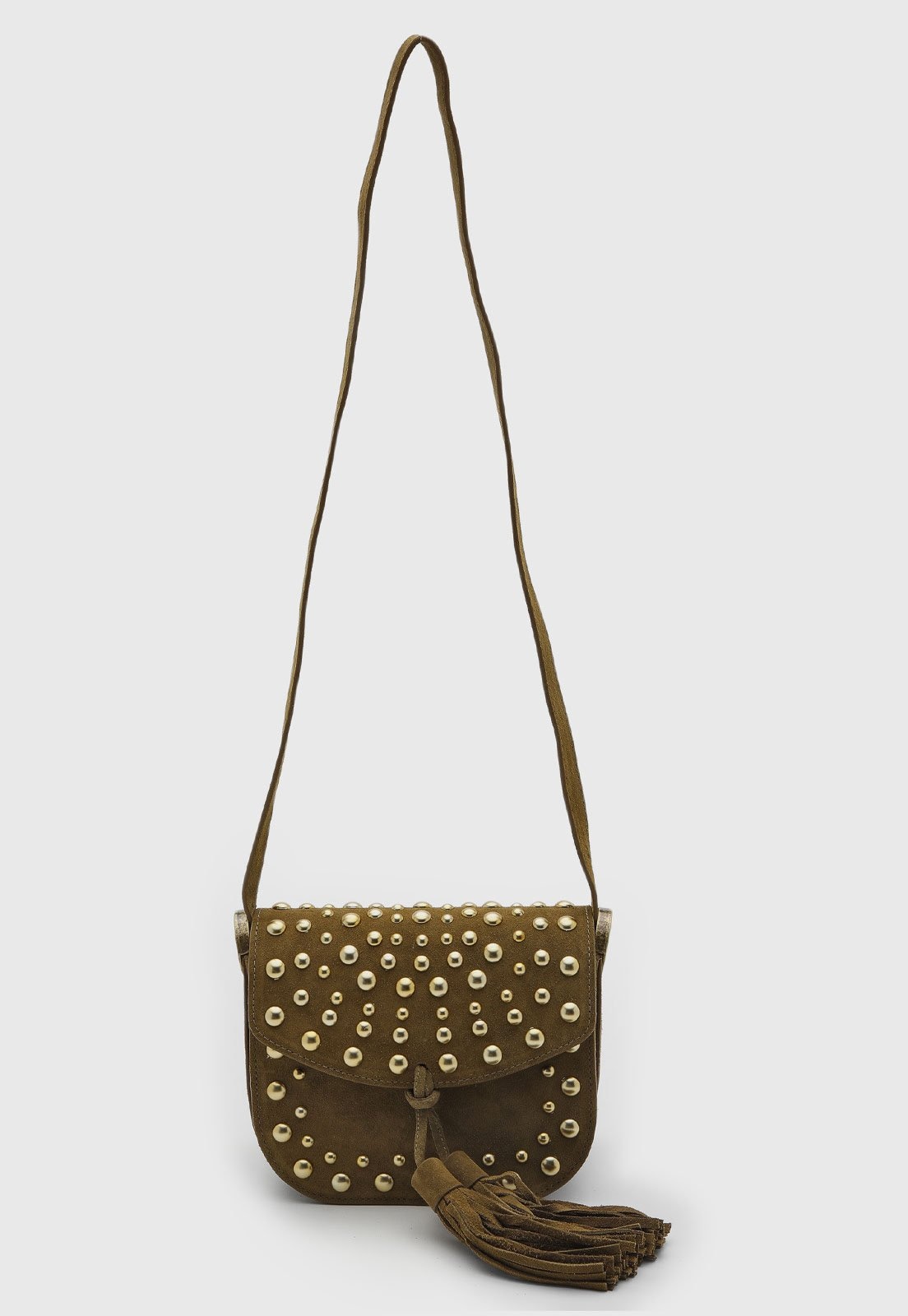 Imagem principal Bolsa Feminina Luiza Barcelos Média Camurça Oliva Luiza Barcelos verde