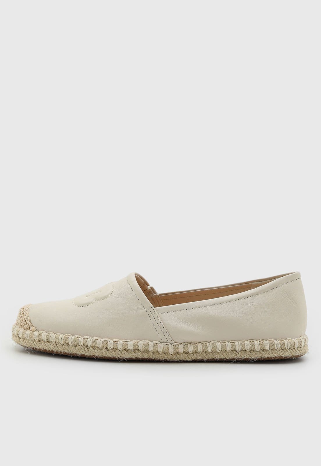 Mocassim Feminino Bottero Detalhe em Corda Off-White
