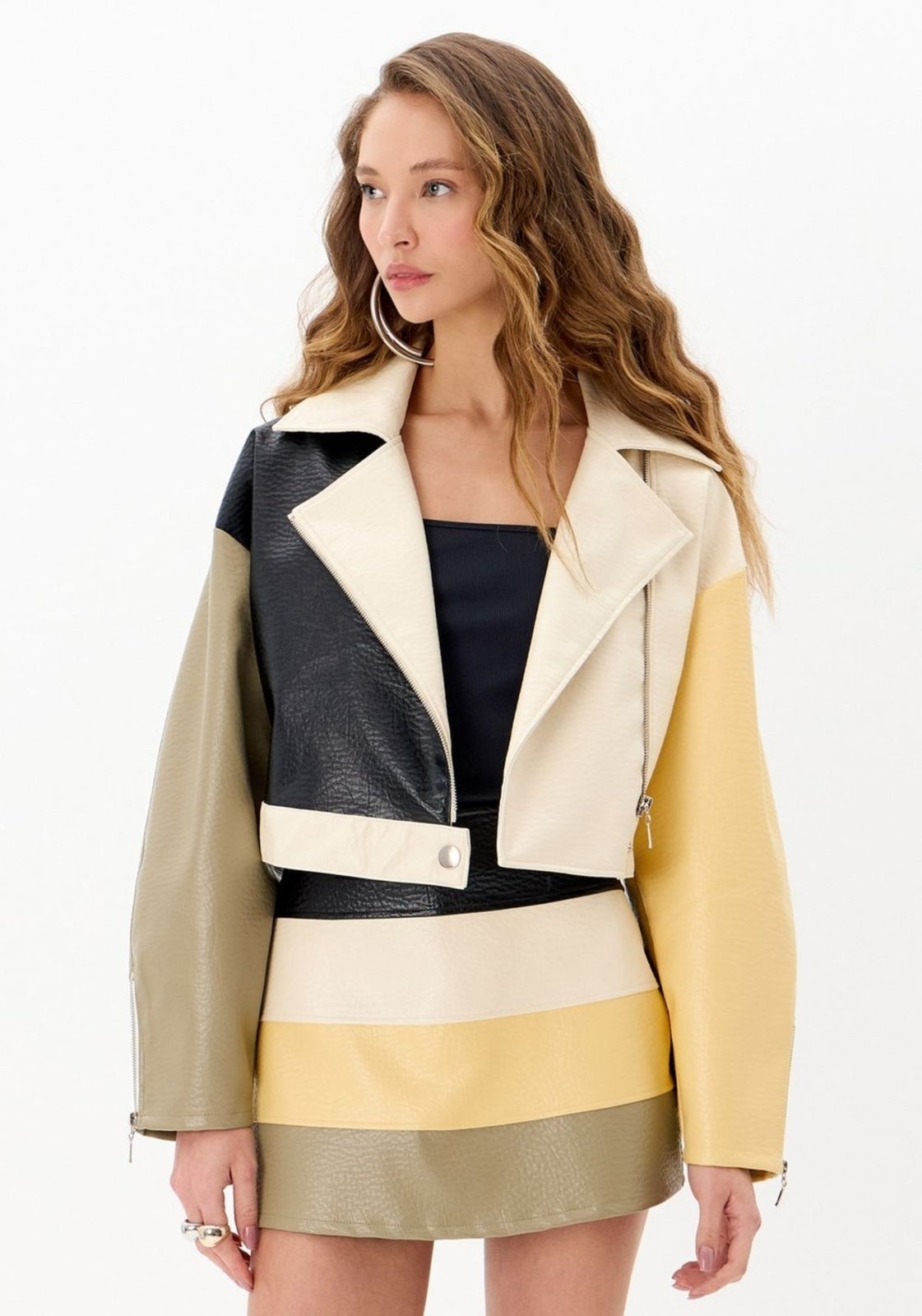 Imagem principal Jaqueta Ampla Pu My Favorite Things amarelo