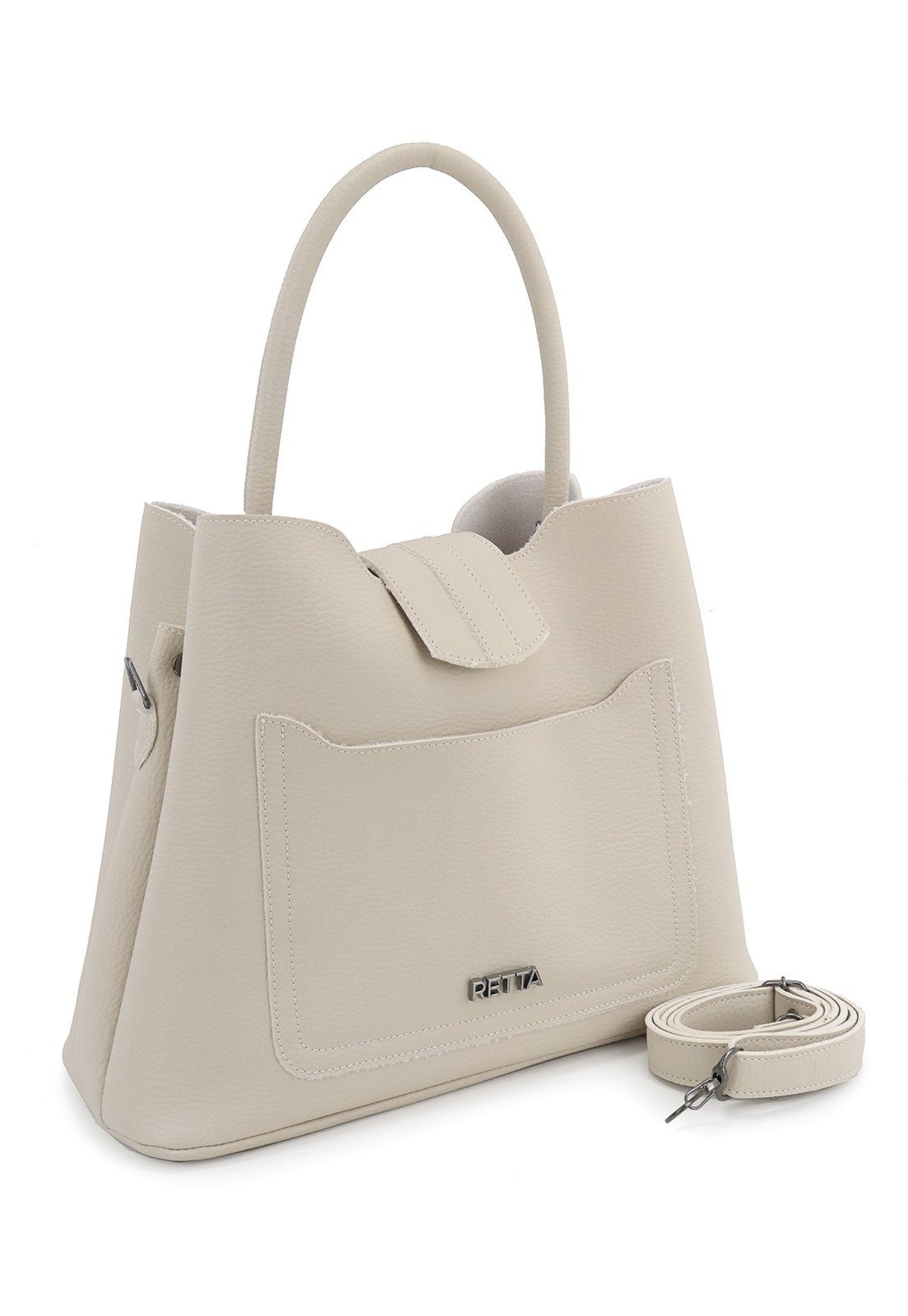 Imagem principal Bolsa Feminina Tira Colo Transversal e de Ombro Retta Oficial Marfim Retta Oficial off-white