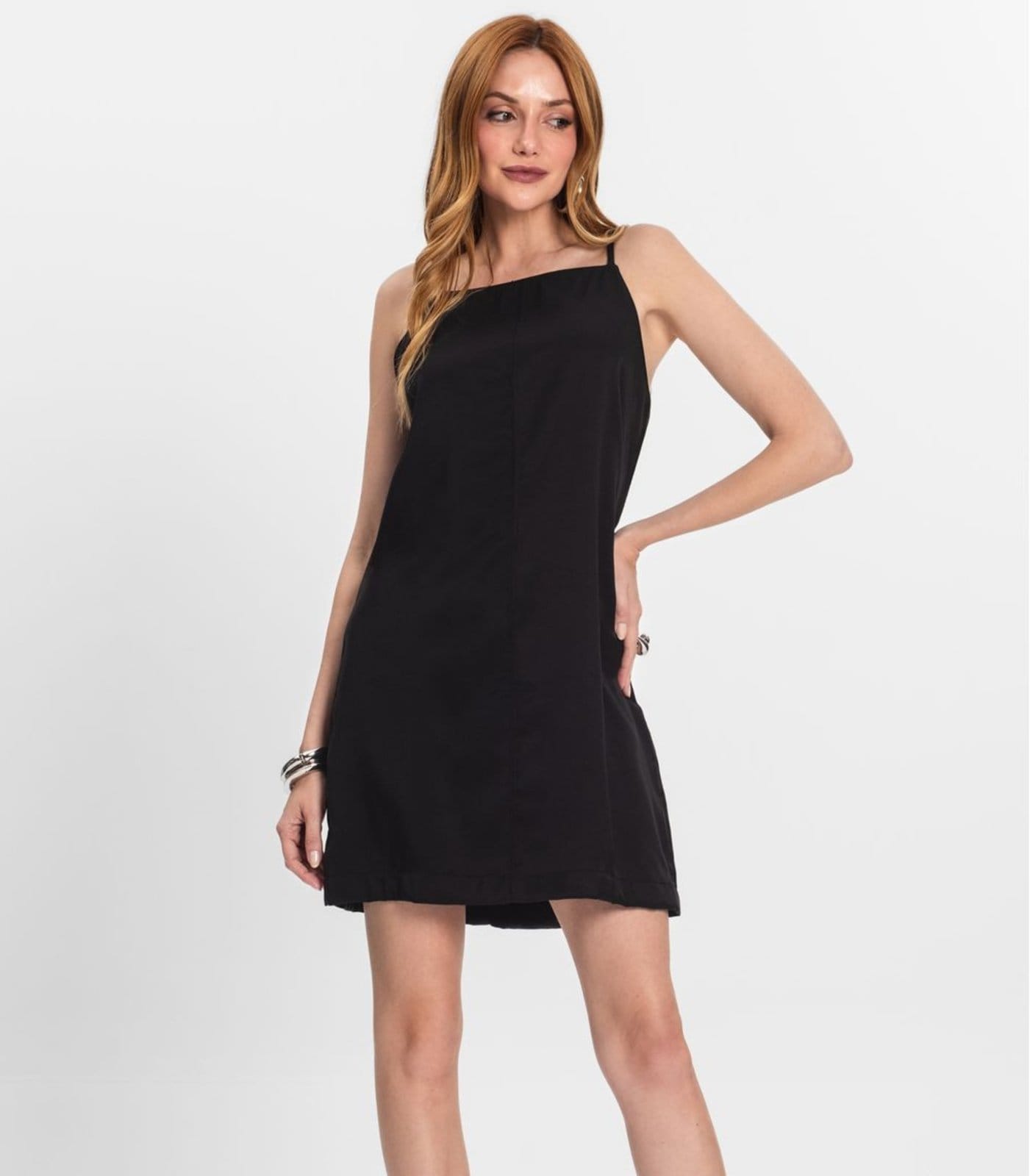 Vestido Feminino Decote Quadrado Endless