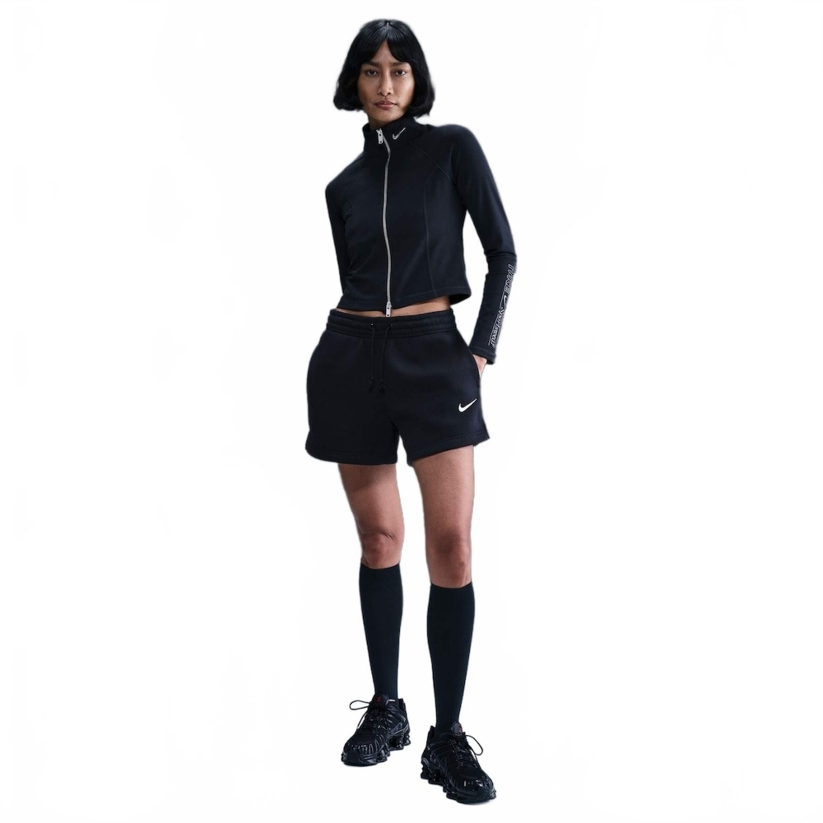 Imagem principal Shorts Nike Sportswear Phoenix 4IN Feminino Nike preto