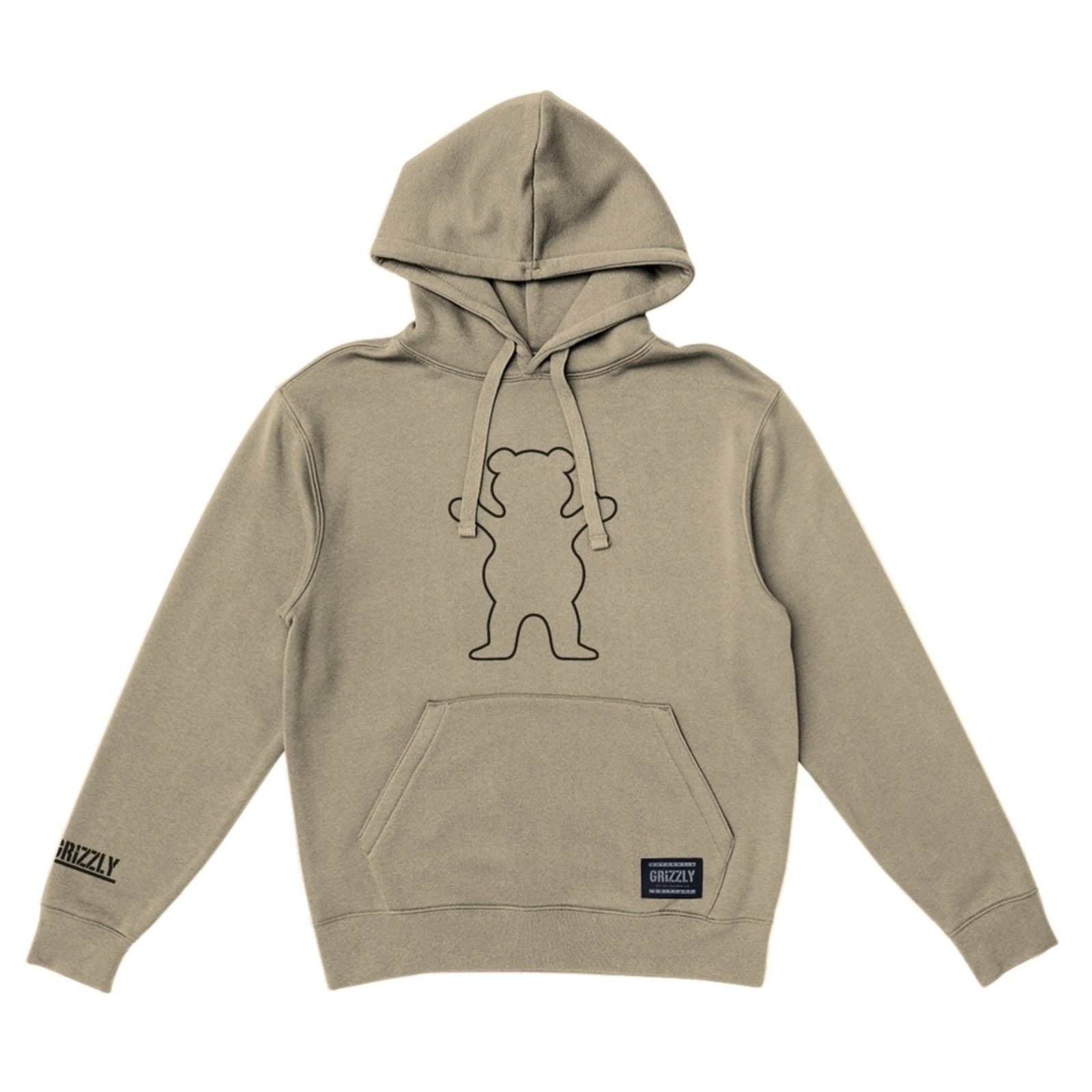 Imagem principal Moletom Grizzly Outline Og Bear Hoodie Masculino Grizzly bege