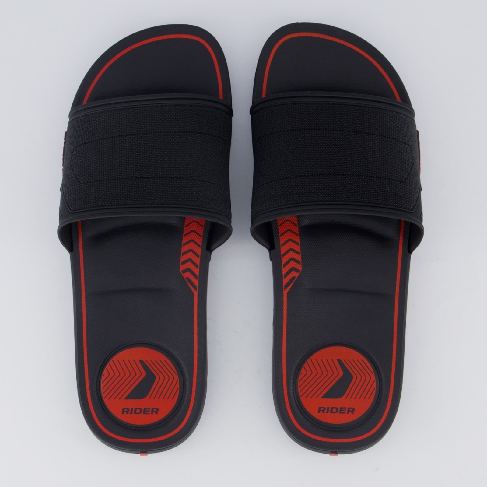 Imagem principal Chinelo Slide Rider Start e Vermelho Rider preto