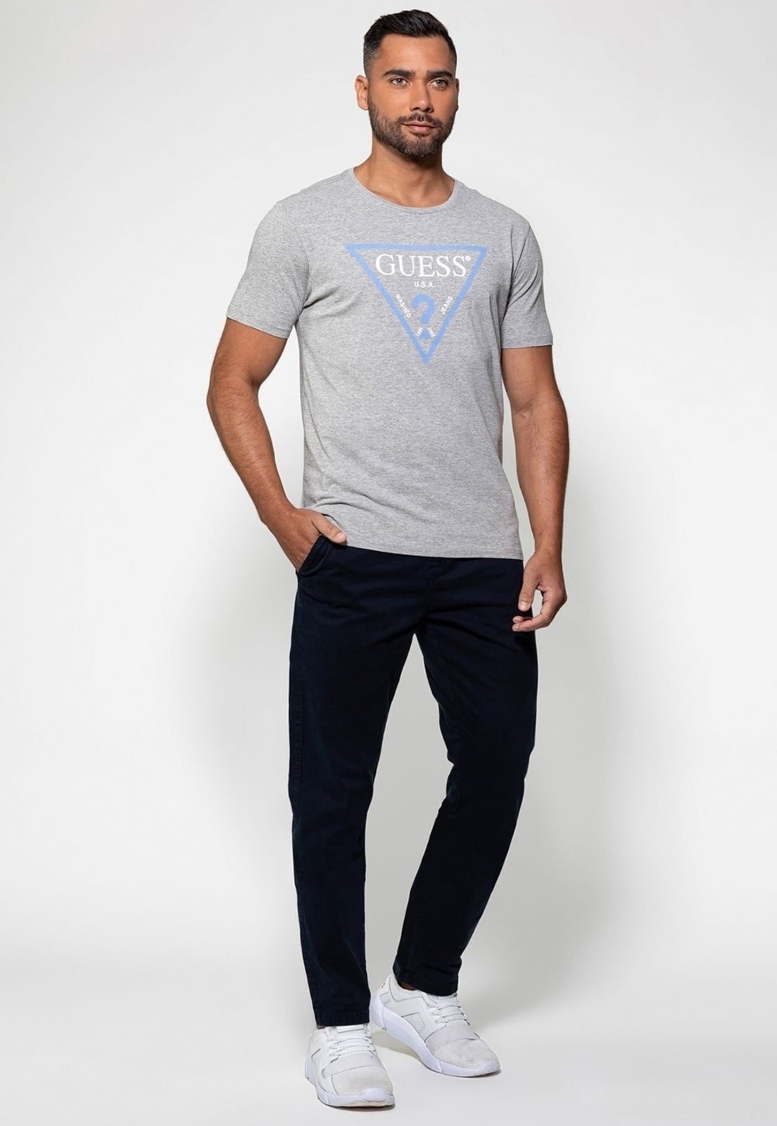 Imagem principal Calça Guess Chino Slim Escuro Guess azul